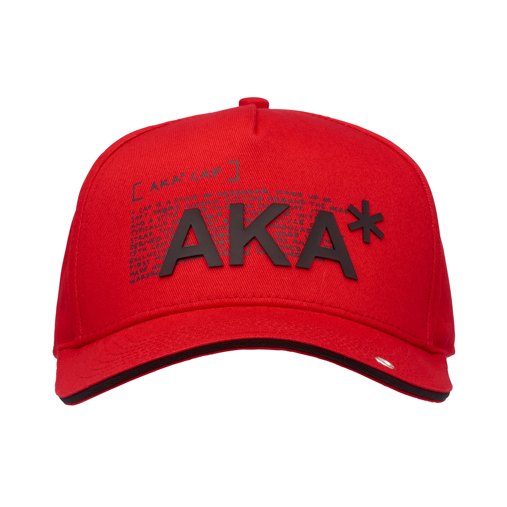Brick Lane Cap-Cap-AKA*-Red/Black-SchoolBagsAndStuff