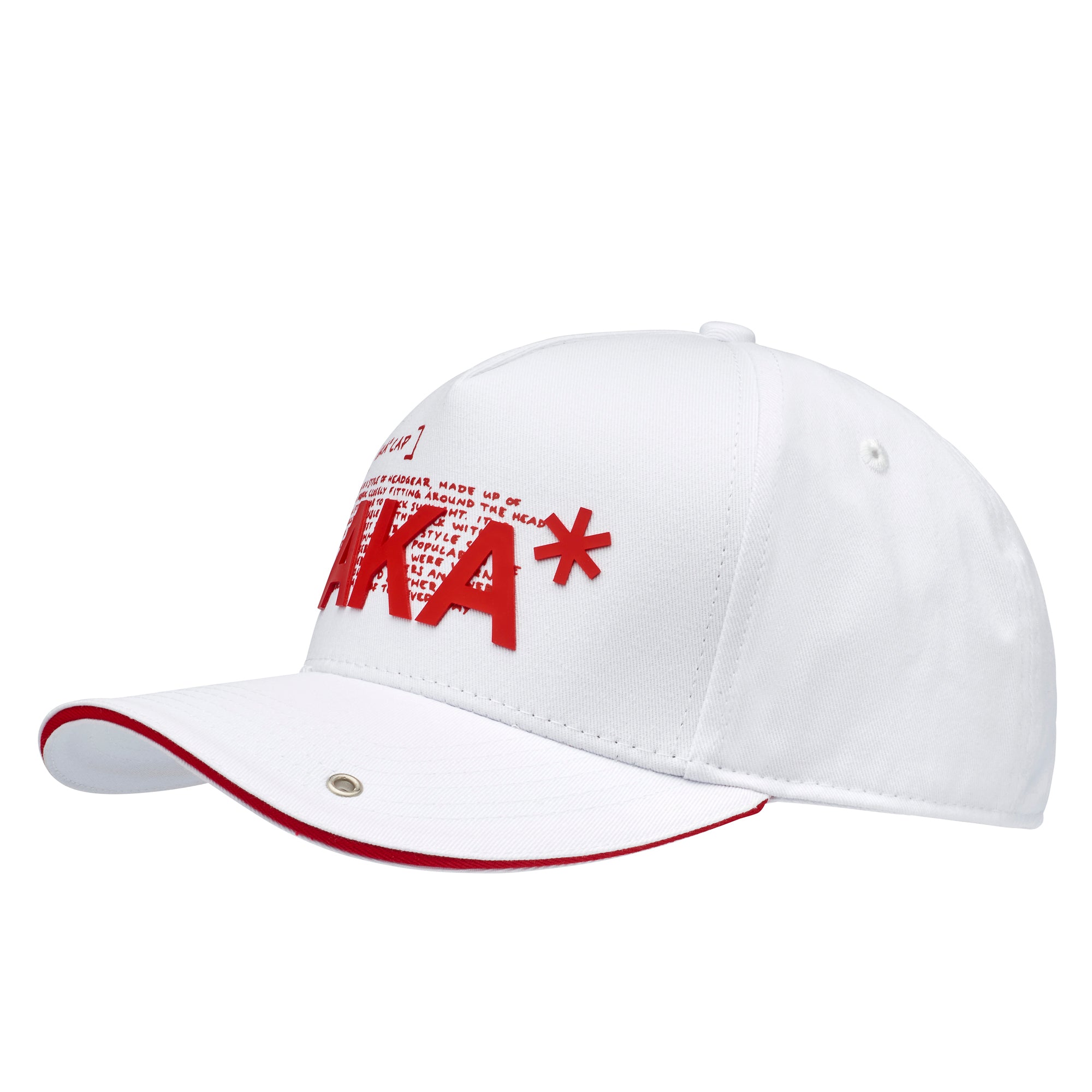 Brick Lane Cap-Cap-AKA*-White/Red-SchoolBagsAndStuff