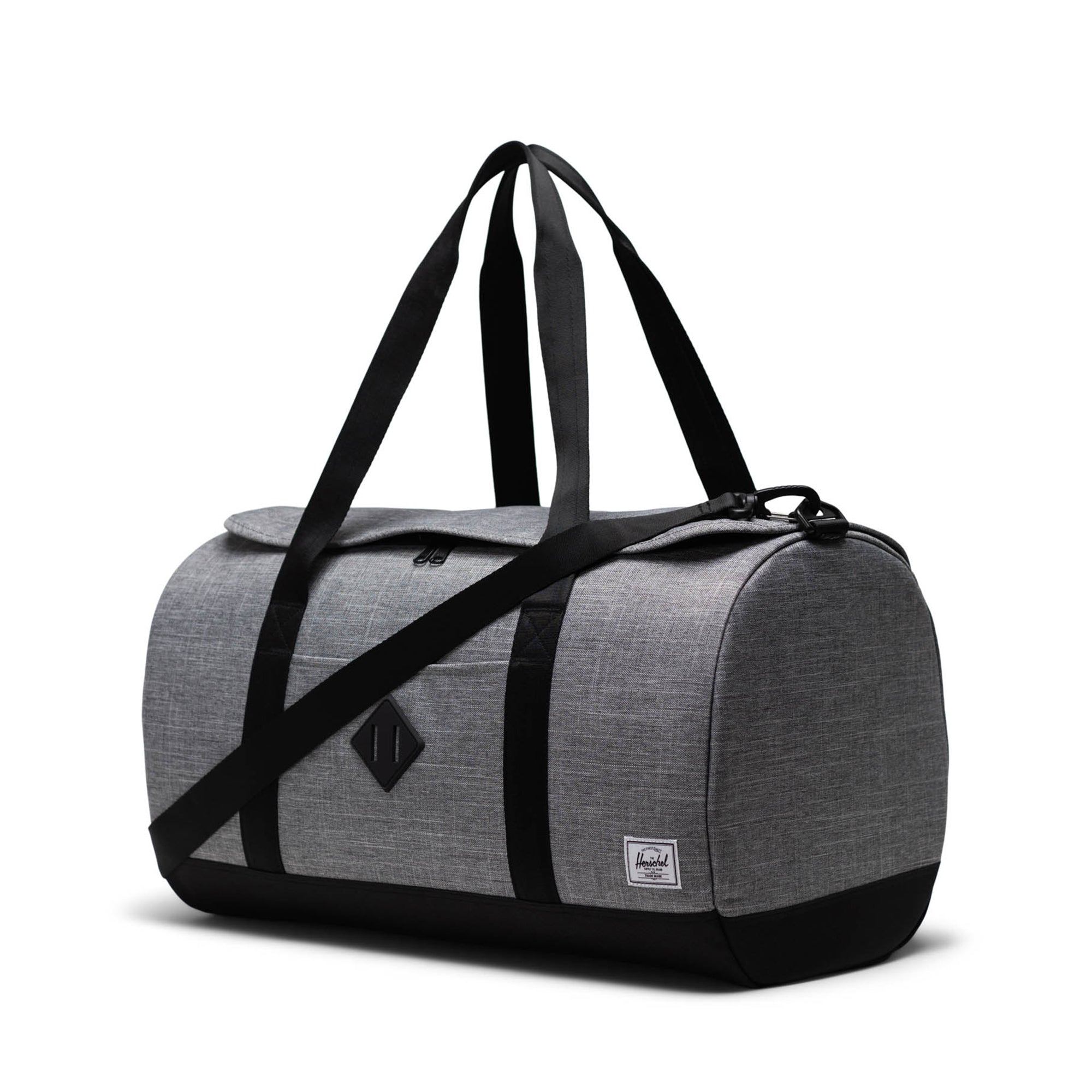 Heritage Duffle-Duffle-Herschel Supply Co-Raven Crosshatch-SchoolBagsAndStuff