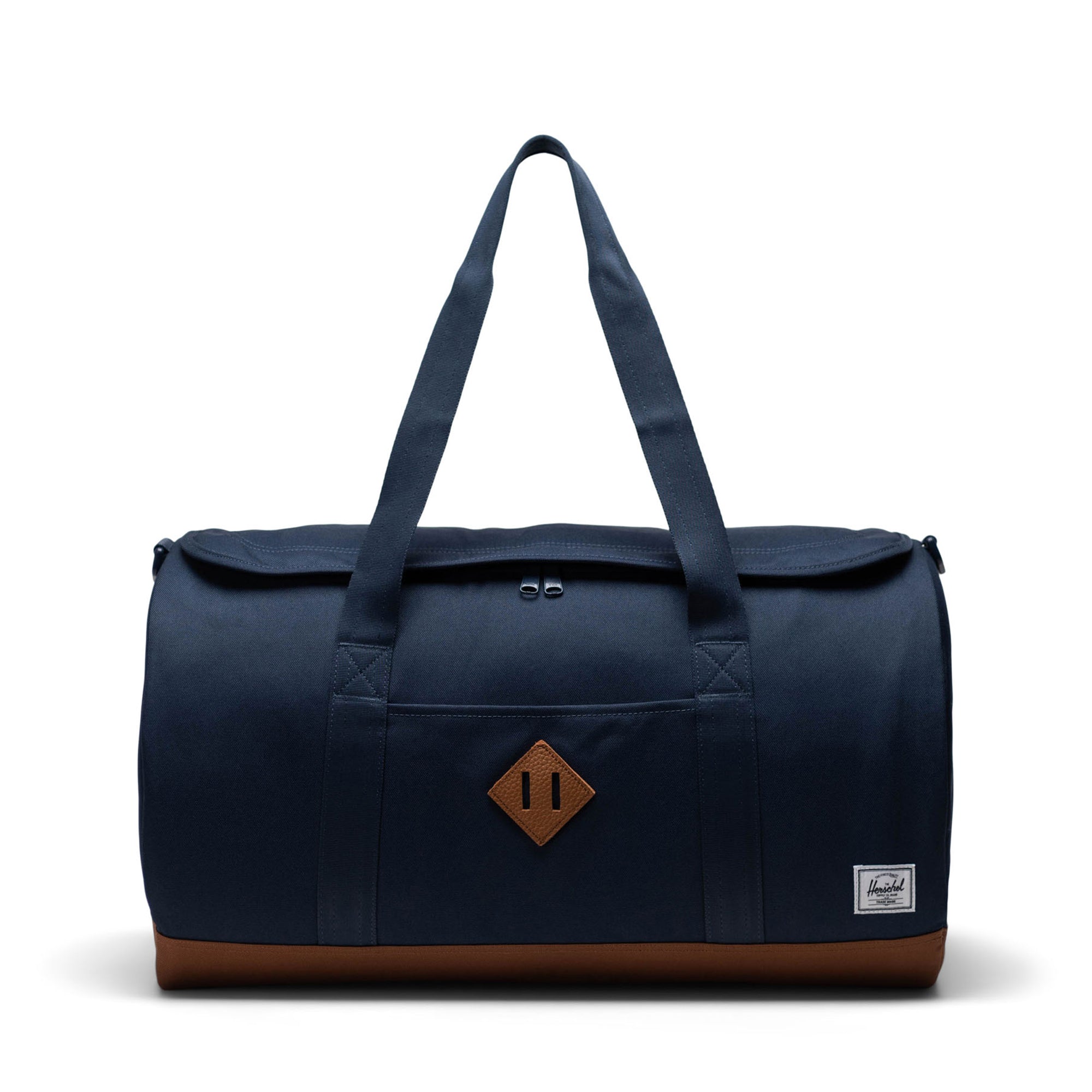 Heritage Duffle-Duffle-Herschel Supply Co-Navy/Saddle Brown-SchoolBagsAndStuff