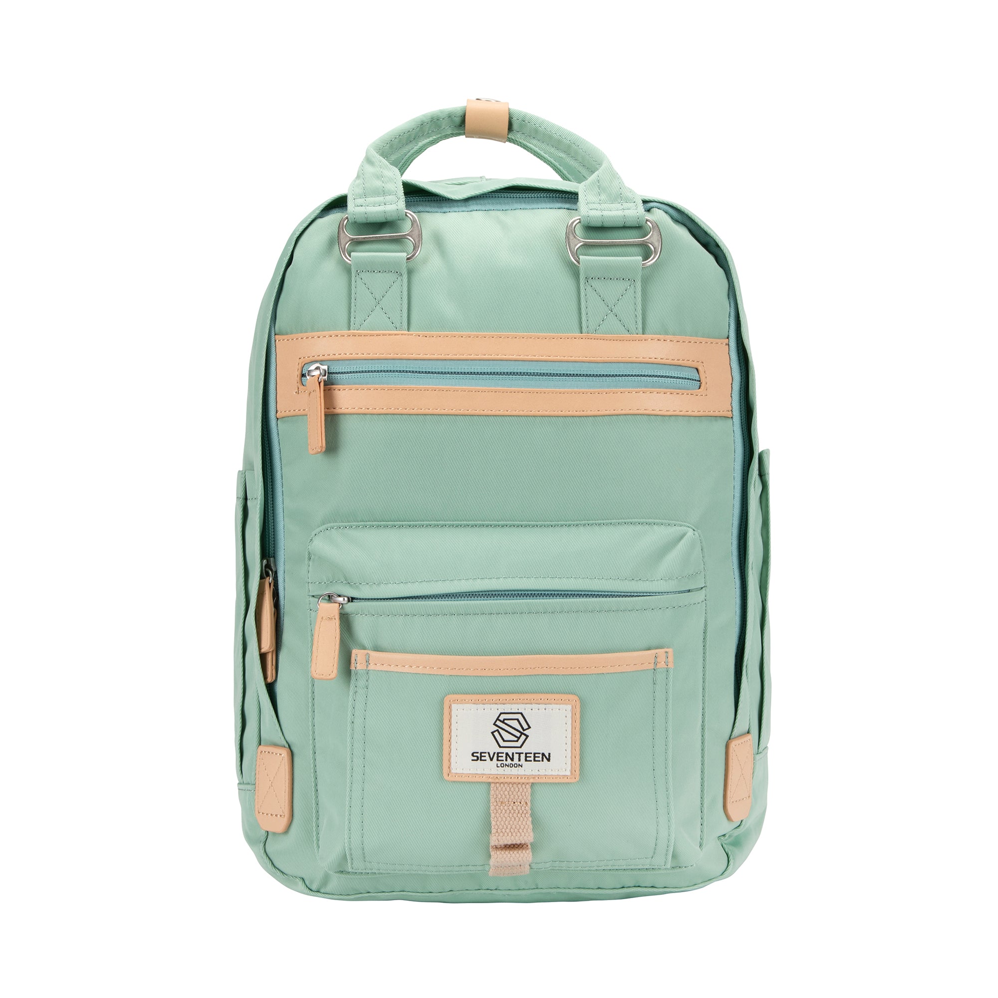 Wimbledon Backpack-Backpack-17 London-Pastel Green-SchoolBagsAndStuff