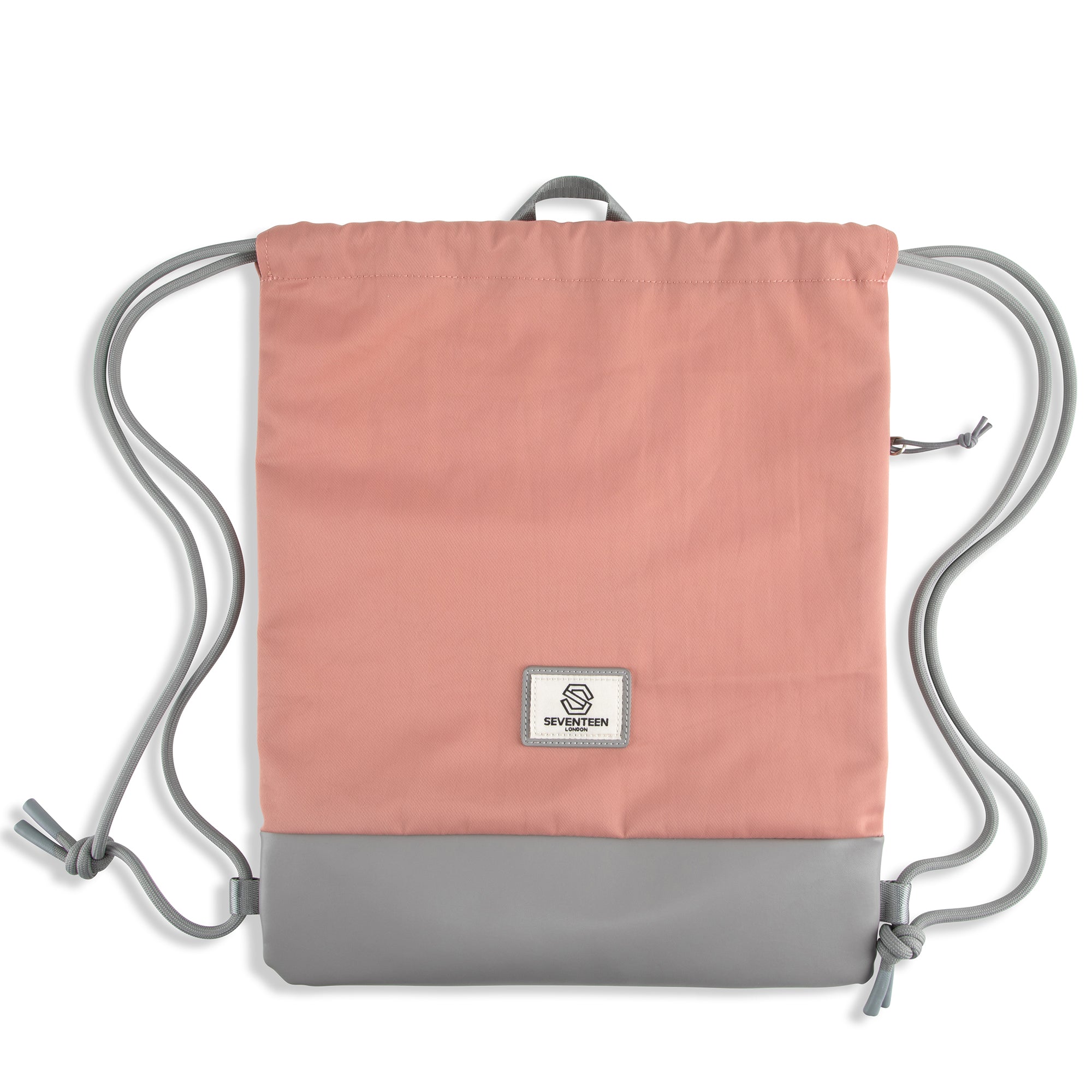 Greenwich Drawstring Bag-Drawstring Bag-17 London-Pink-SchoolBagsAndStuff