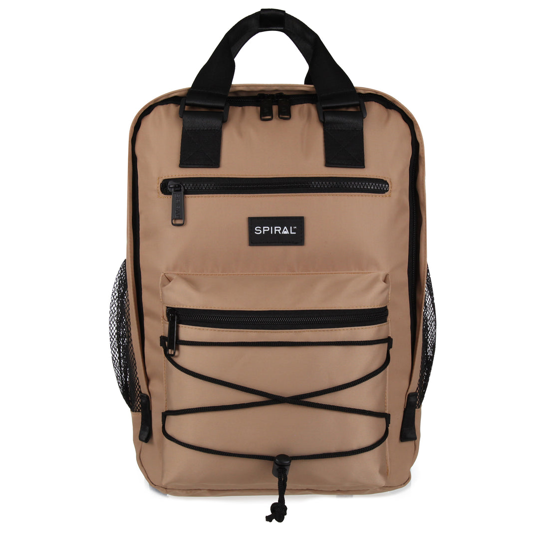 Brixton Spiral Backpack-Backpack-Spiral-Stone-SchoolBagsAndStuff
