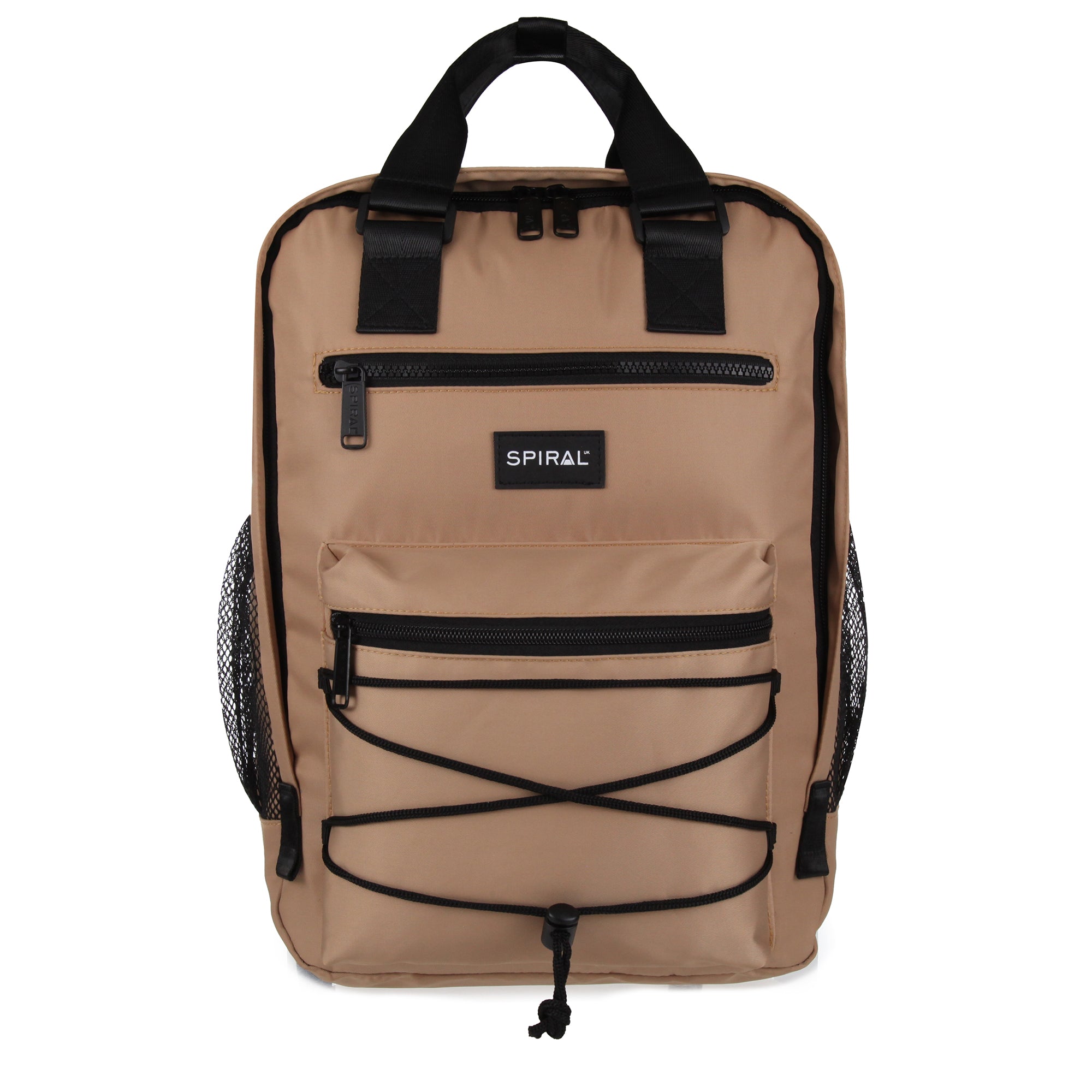 Brixton Spiral Backpack-Backpack-Spiral-Stone-SchoolBagsAndStuff