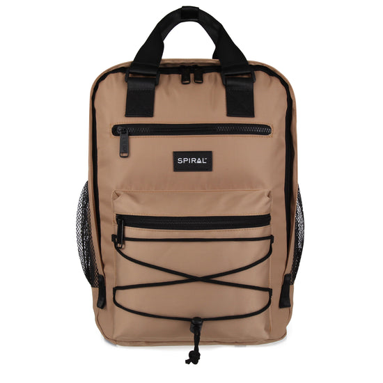 Brixton Spiral Backpack-Backpack-Spiral-Stone-SchoolBagsAndStuff