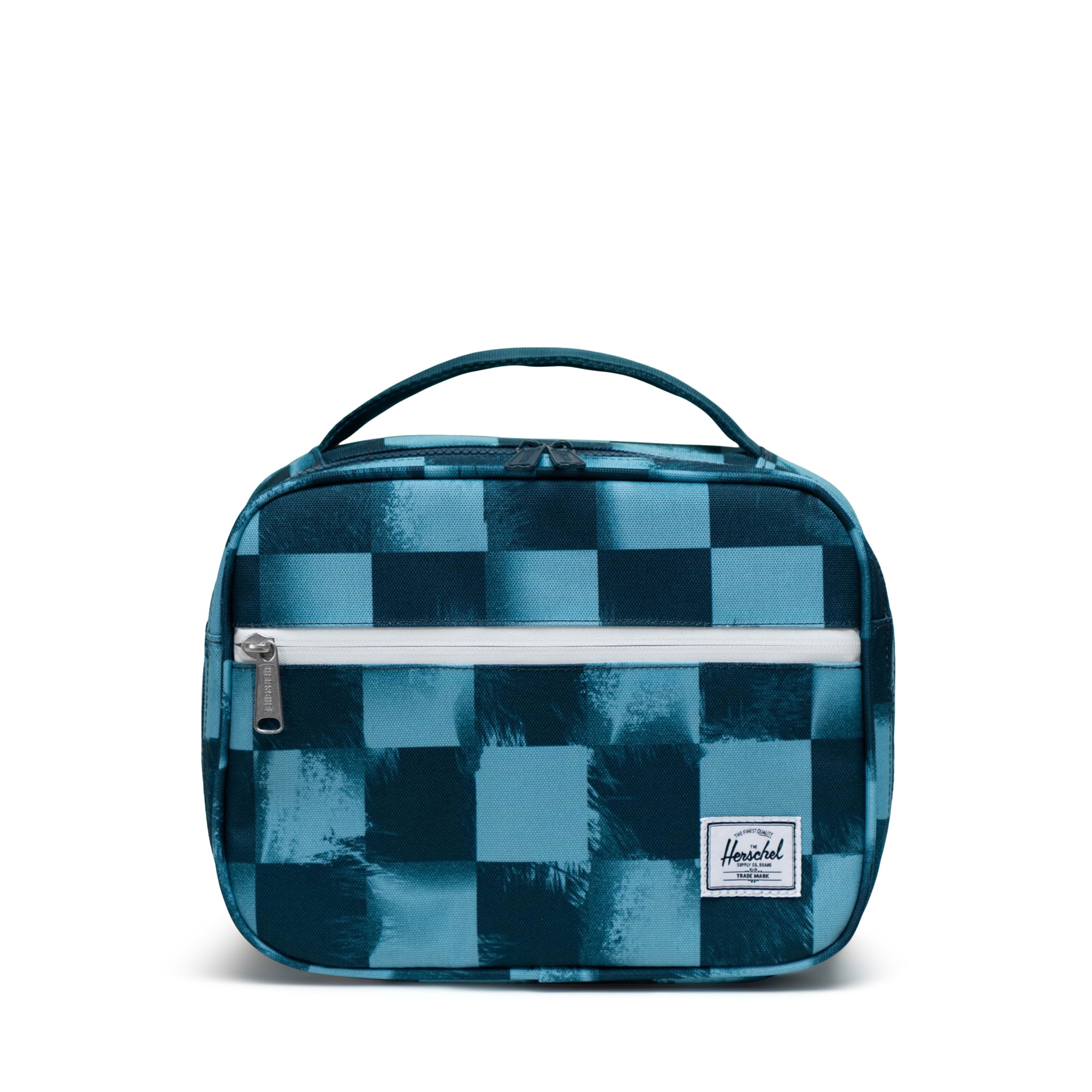 Pop Quiz Lunch Box | Little Herschel-Lunch Box-Herschel Supply Co-Stencil Checker Reflecting Pond-SchoolBagsAndStuff