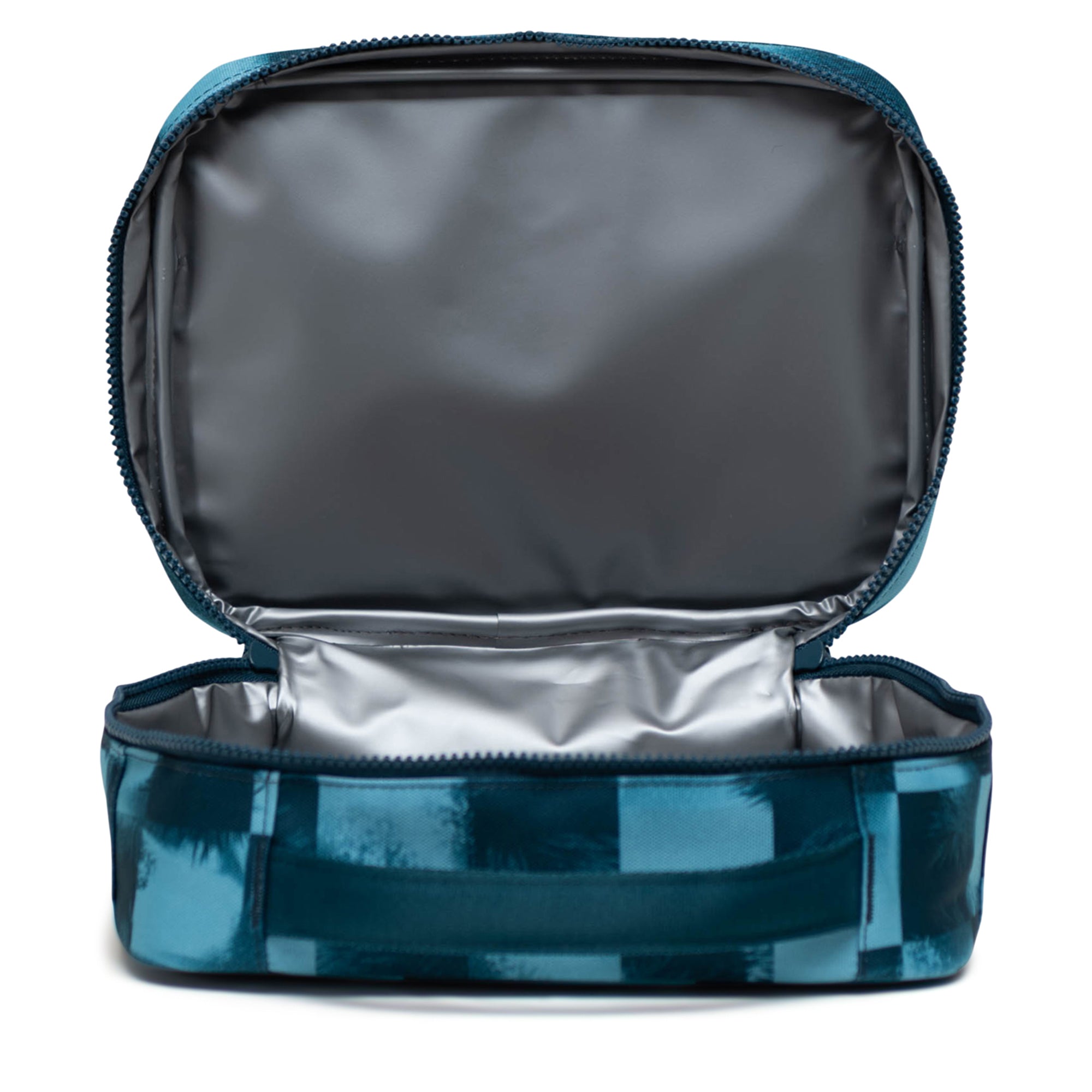 Pop Quiz Lunch Box | Little Herschel-Lunch Box-Herschel Supply Co-Stencil Checker Reflecting Pond-SchoolBagsAndStuff