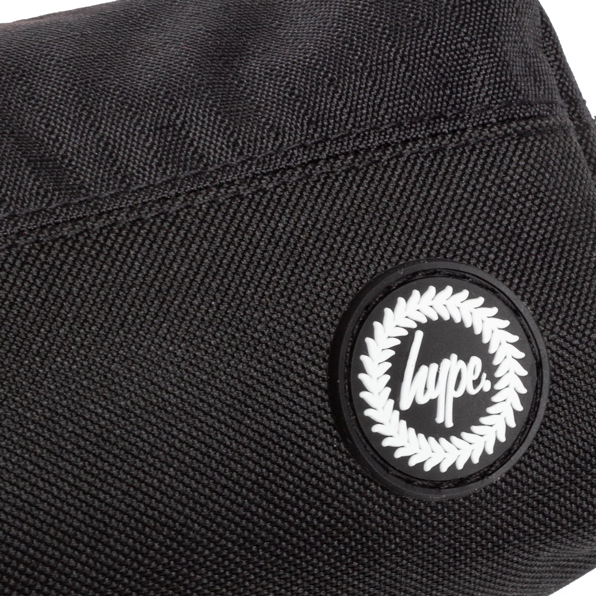 Crest Pencil Case-Pencil Case-Hype-Black-SchoolBagsAndStuff
