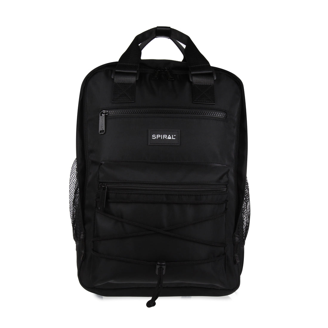 Brixton Spiral Backpack-Backpack-Spiral-Black-SchoolBagsAndStuff