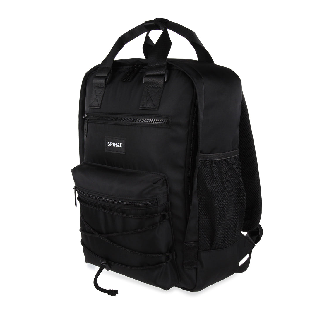 Brixton Spiral Backpack-Backpack-Spiral-Black-SchoolBagsAndStuff