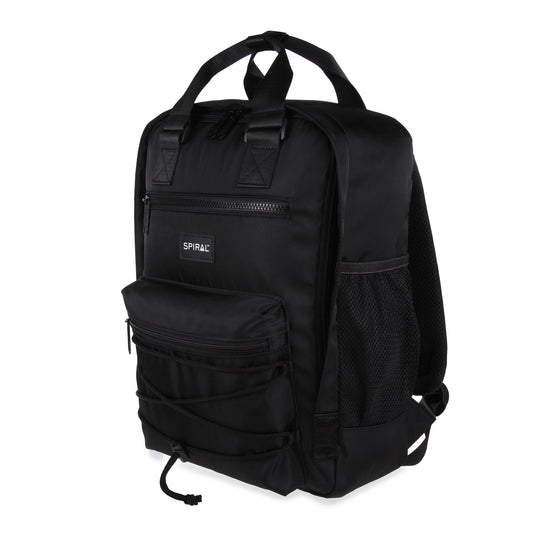 Brixton Spiral Backpack-Backpack-Spiral-Black-SchoolBagsAndStuff