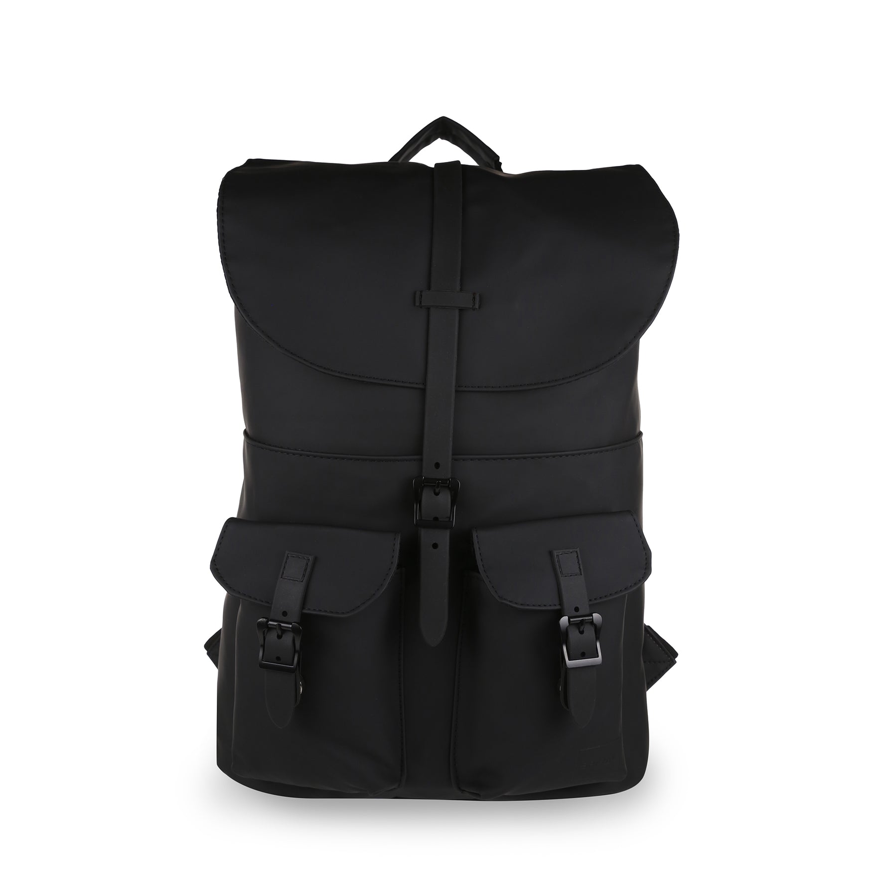 Frontwell Backpack-Backpack-Spiral-Black-SchoolBagsAndStuff