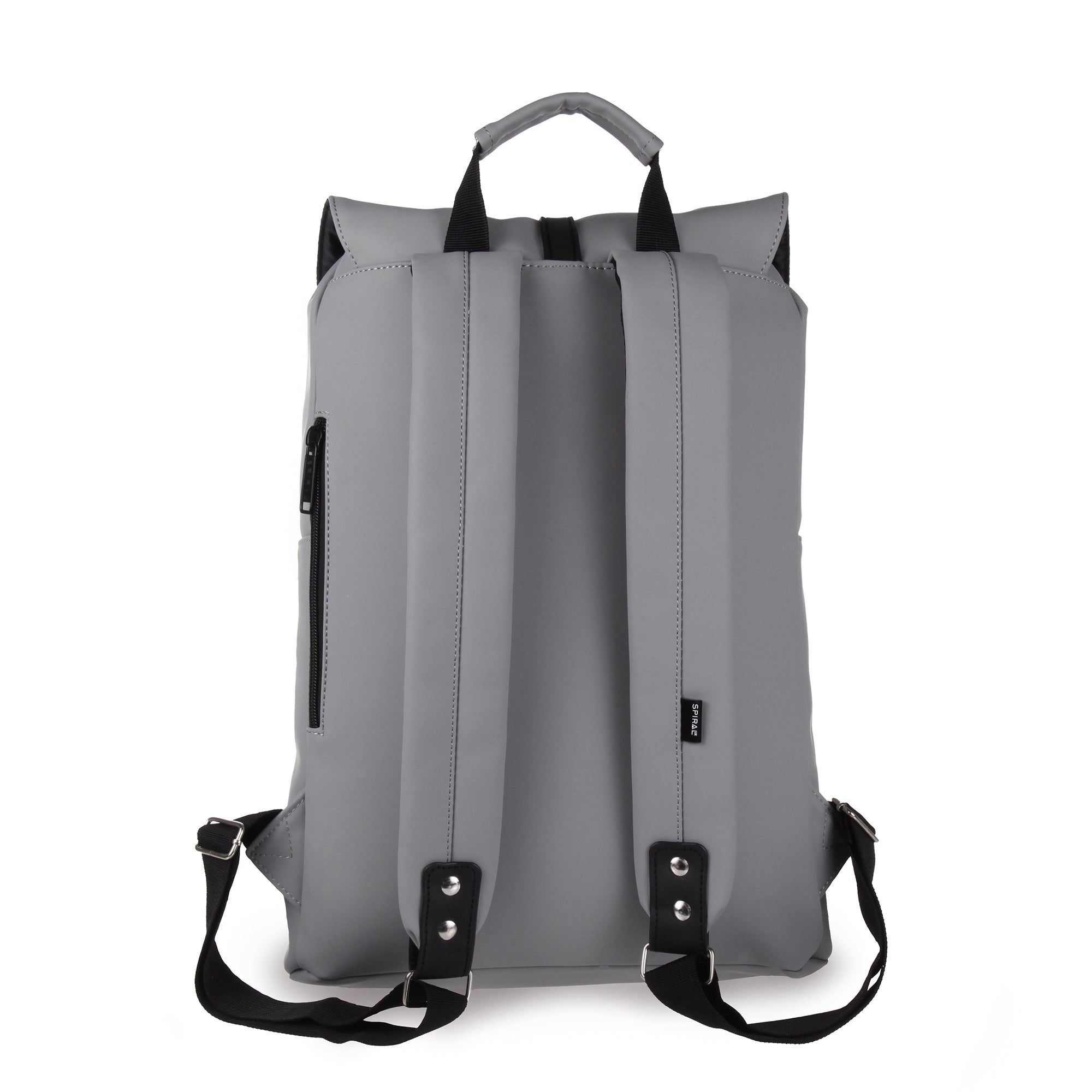 Frontwell Backpack-Backpack-Spiral-Charcoal-SchoolBagsAndStuff