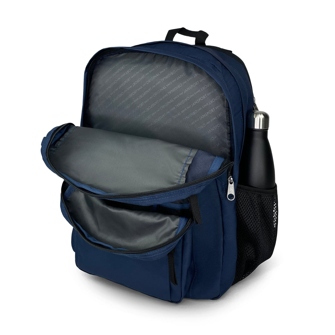 Big Student Backpack-Backpack-Jansport-Navy-SchoolBagsAndStuff