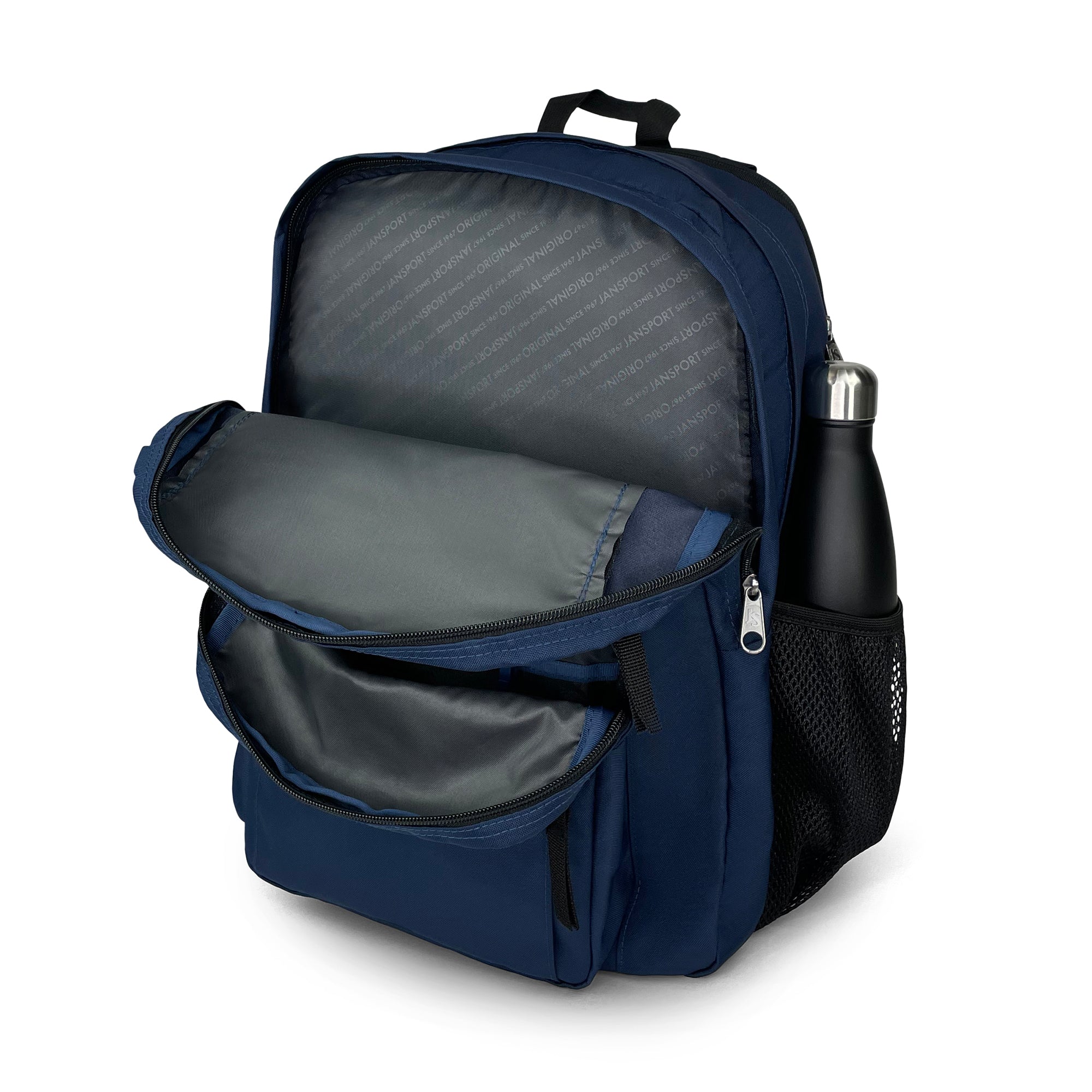Big Student Backpack-Backpack-Jansport-Navy-SchoolBagsAndStuff