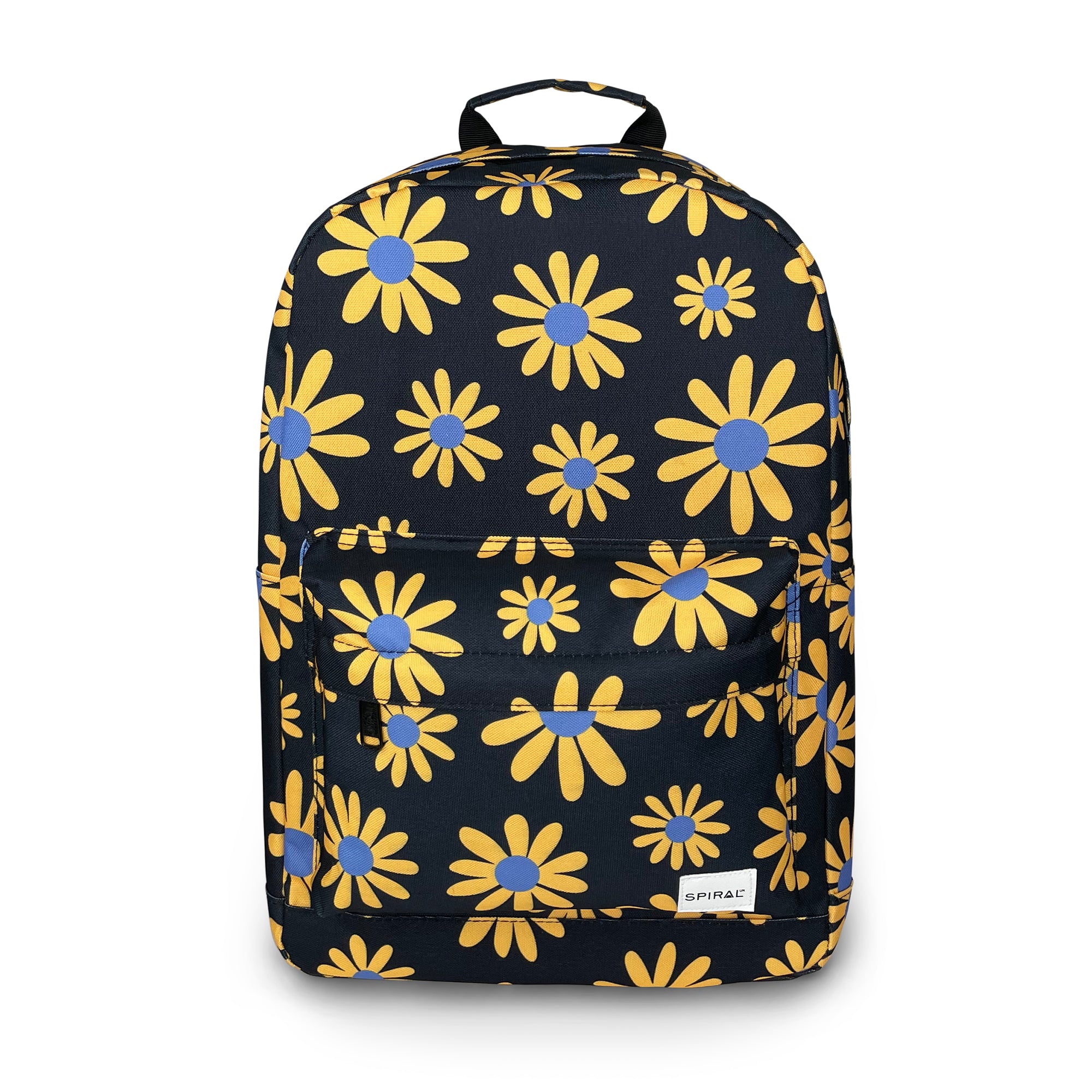 OG Classic Backpack-Backpack-Spiral-Disco Floral Black-SchoolBagsAndStuff