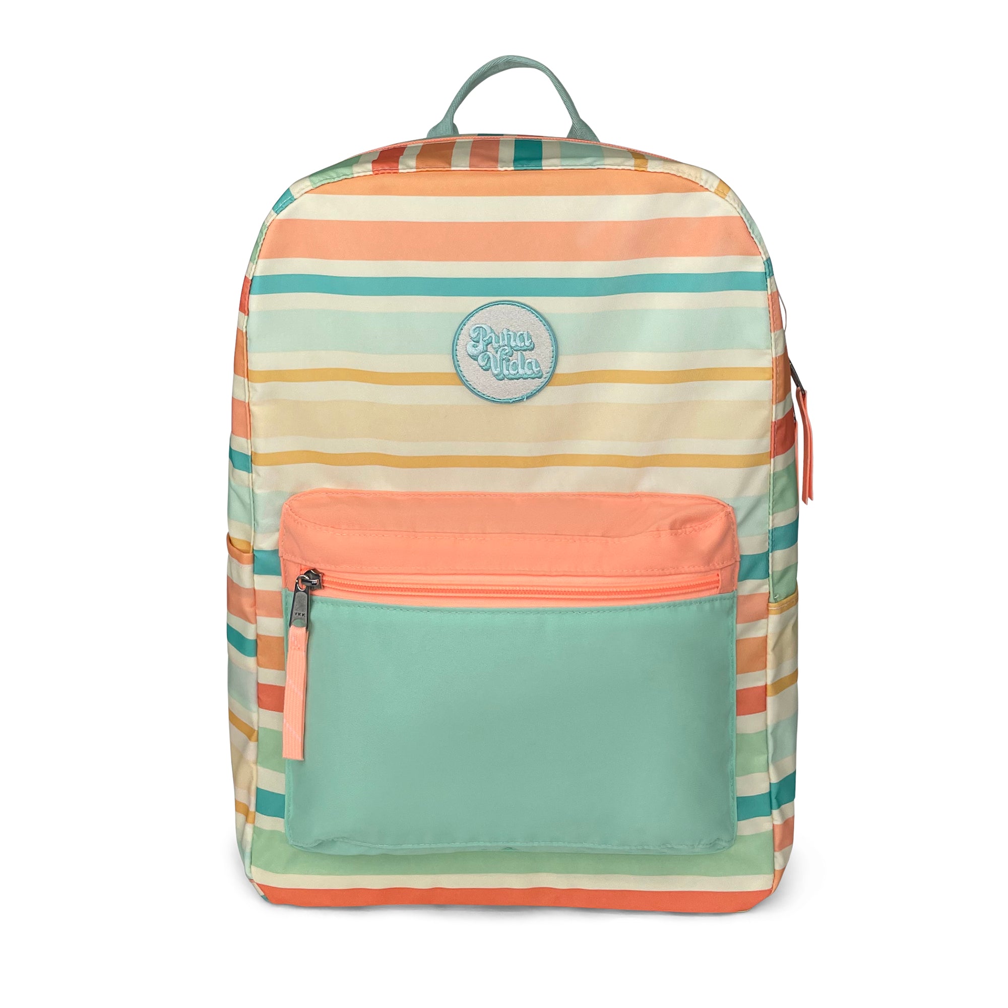 Classic Backpack-Backpack-Puravida-Multi Stripe-SchoolBagsAndStuff