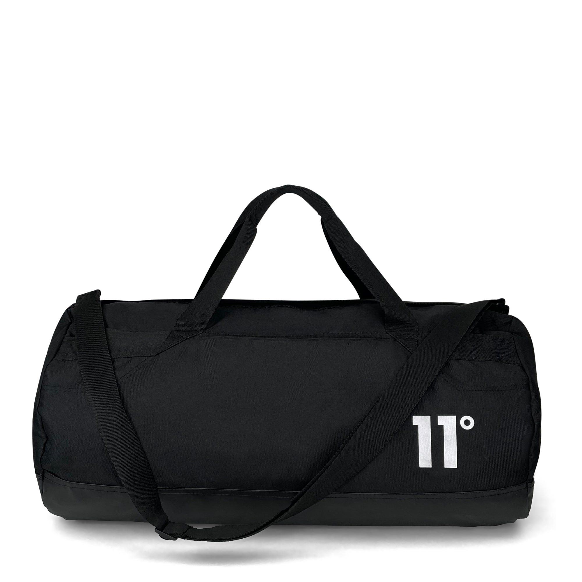Barrel Duffle Bag-Duffle Bags-11 Degrees-Black-SchoolBagsAndStuff