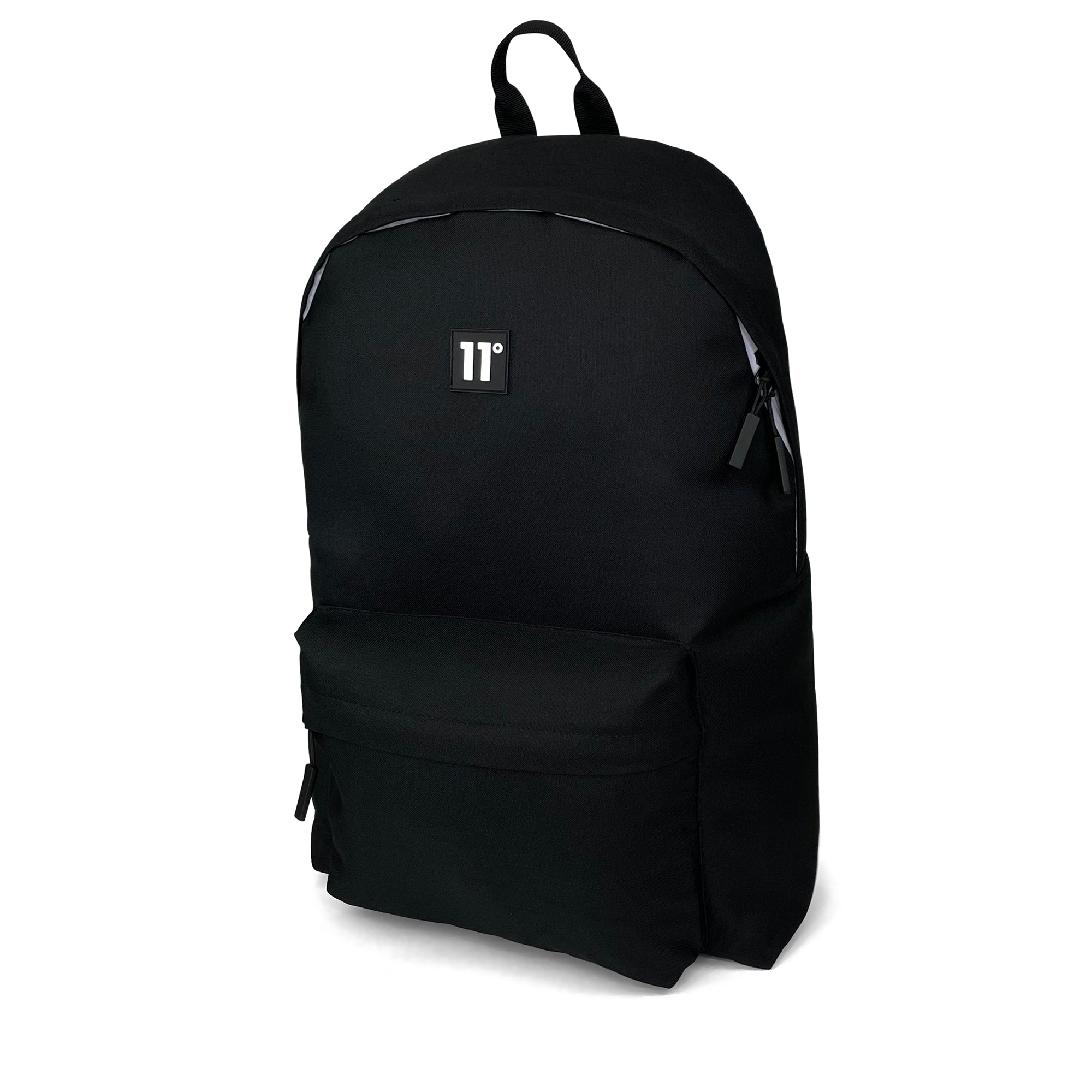 Reflective Trim Backpack-Backpack-11 Degrees-Black-SchoolBagsAndStuff