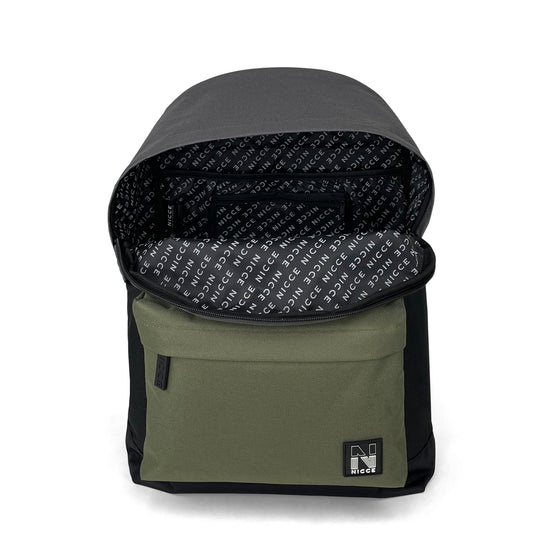 Taro Backpack-Backpack-Nicce-Olive/Grey/Black-SchoolBagsAndStuff