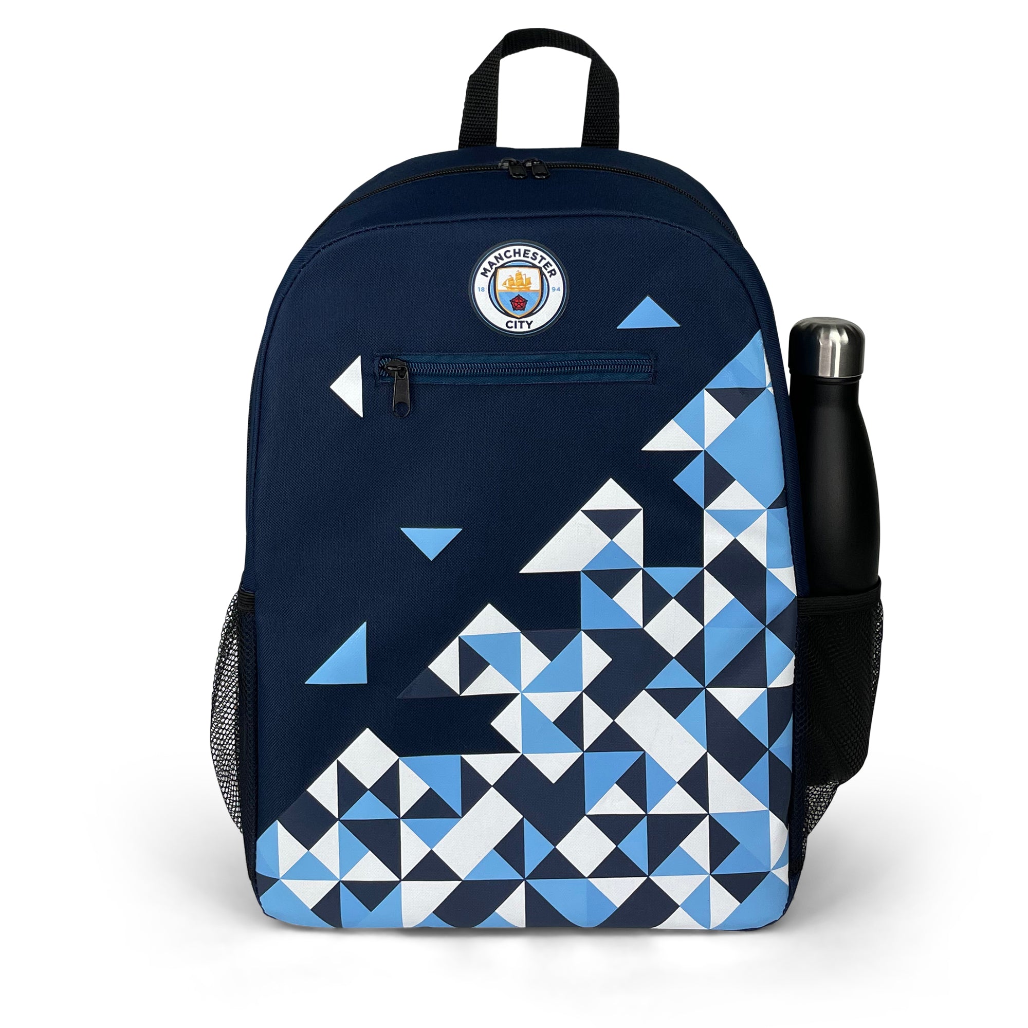 Particle Football Backpack-Backpack-Football Backpacks-Manchester City FC-SchoolBagsAndStuff