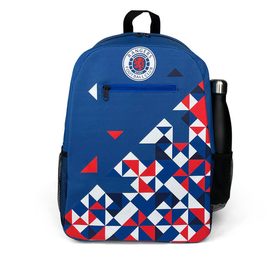 Particle Football Backpack-Backpack-Football Backpacks-Rangers FC-SchoolBagsAndStuff