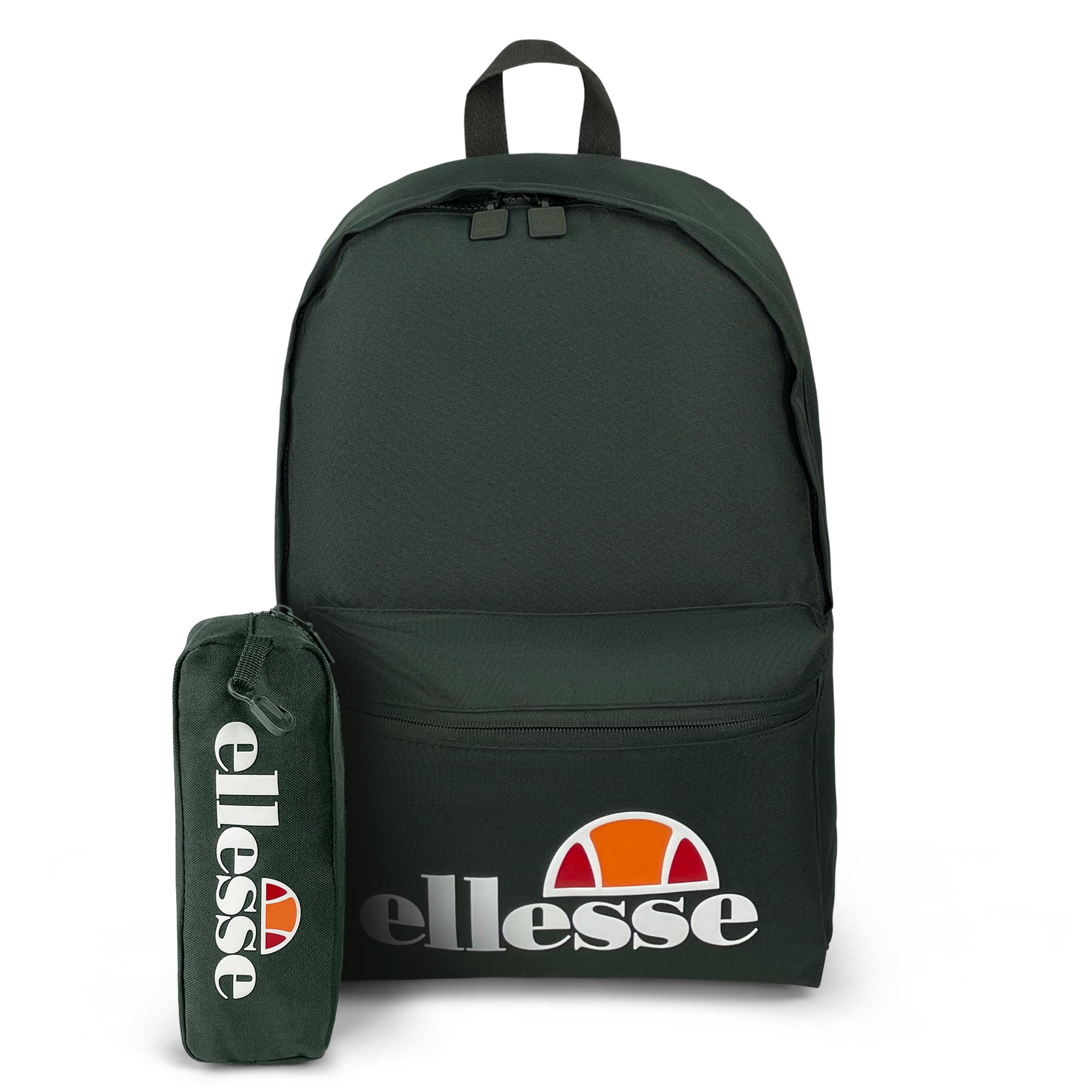 Rolby Backpack & Pencil Case-Backpack-Ellesse-Khaki-SchoolBagsAndStuff