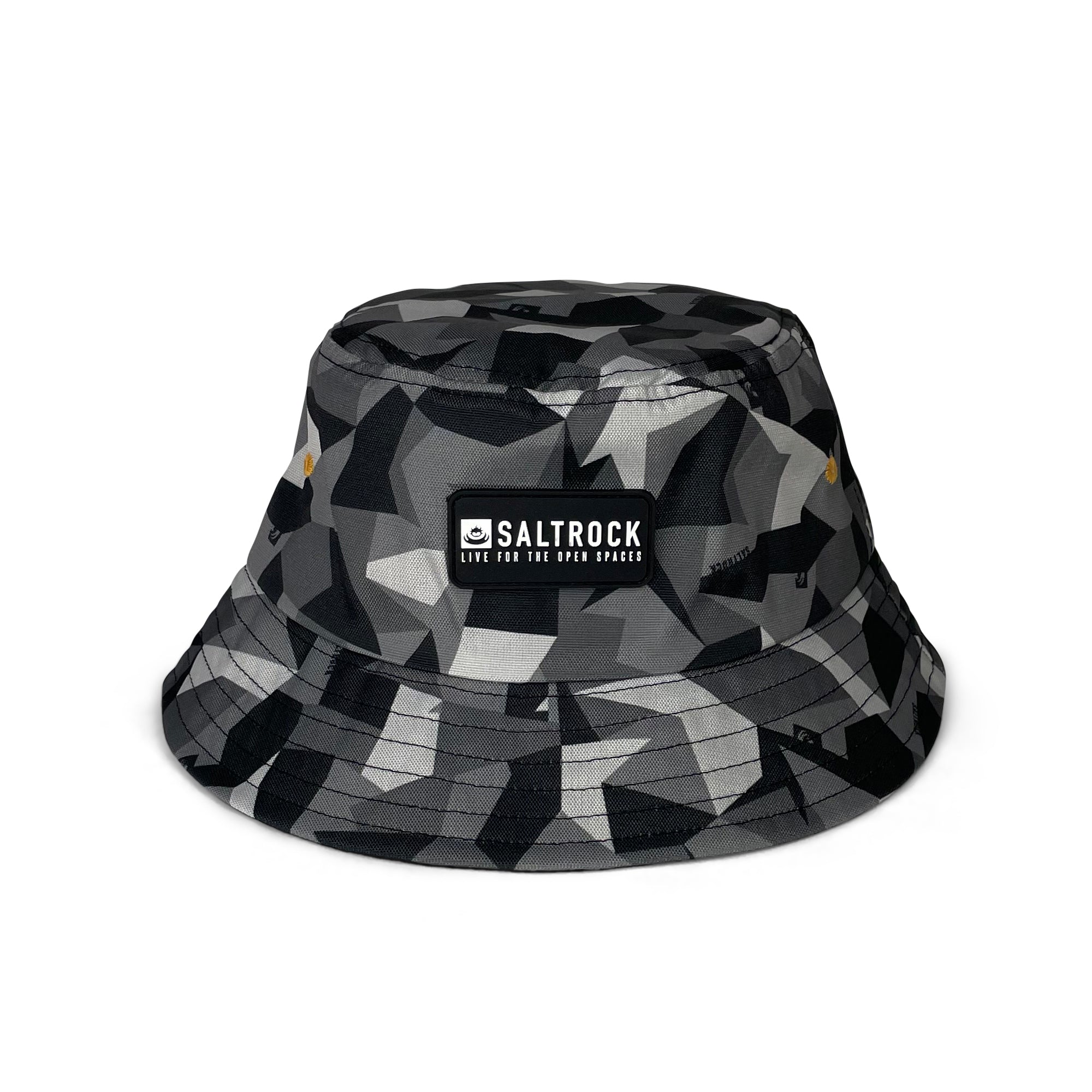 Core Bucket Hat-Bucket Hat-Salt Rock-Black/Camo-SchoolBagsAndStuff