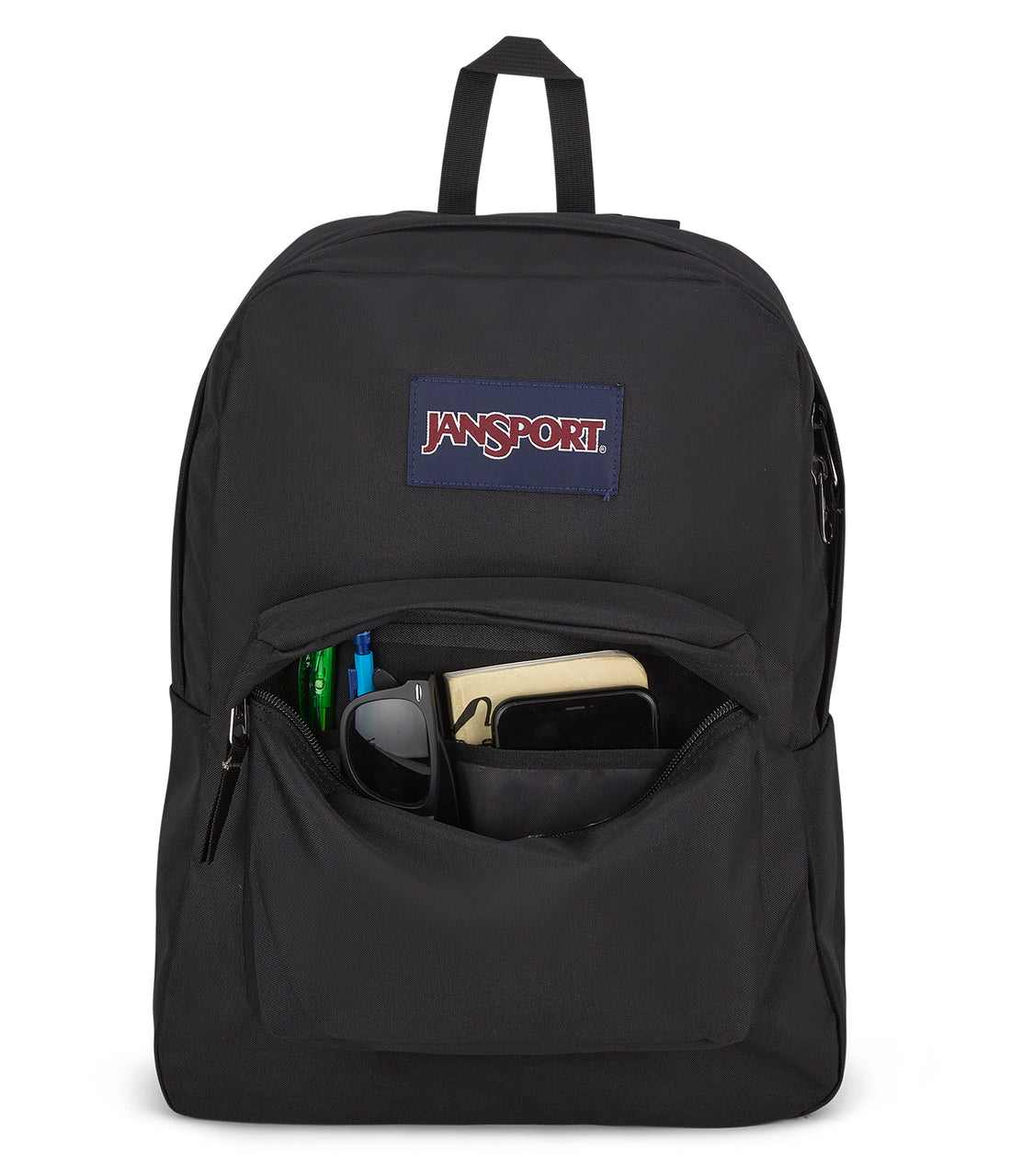 Superbreak One Backpack-Backpack-Jansport-Black-SchoolBagsAndStuff