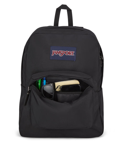 Superbreak One Backpack-Backpack-Jansport-Black-SchoolBagsAndStuff