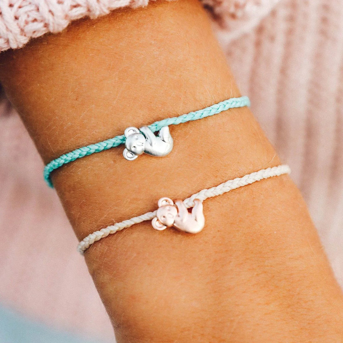 Koala Charm Bracelet-Bracelet-Puravida-Seafoam-SchoolBagsAndStuff