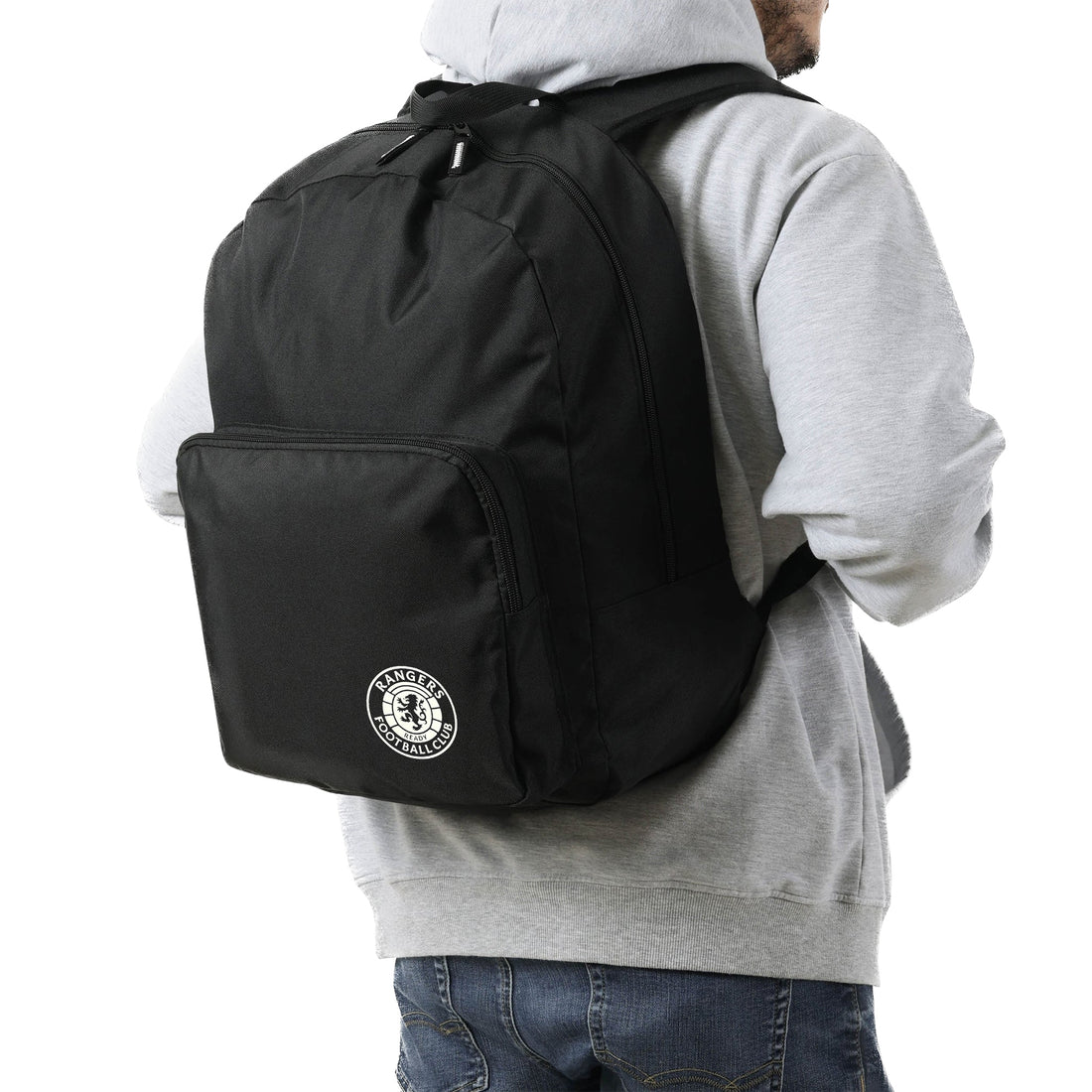 Recycled Classic Football Backpack-Backpack-Football Backpacks-Rangers FC-SchoolBagsAndStuff
