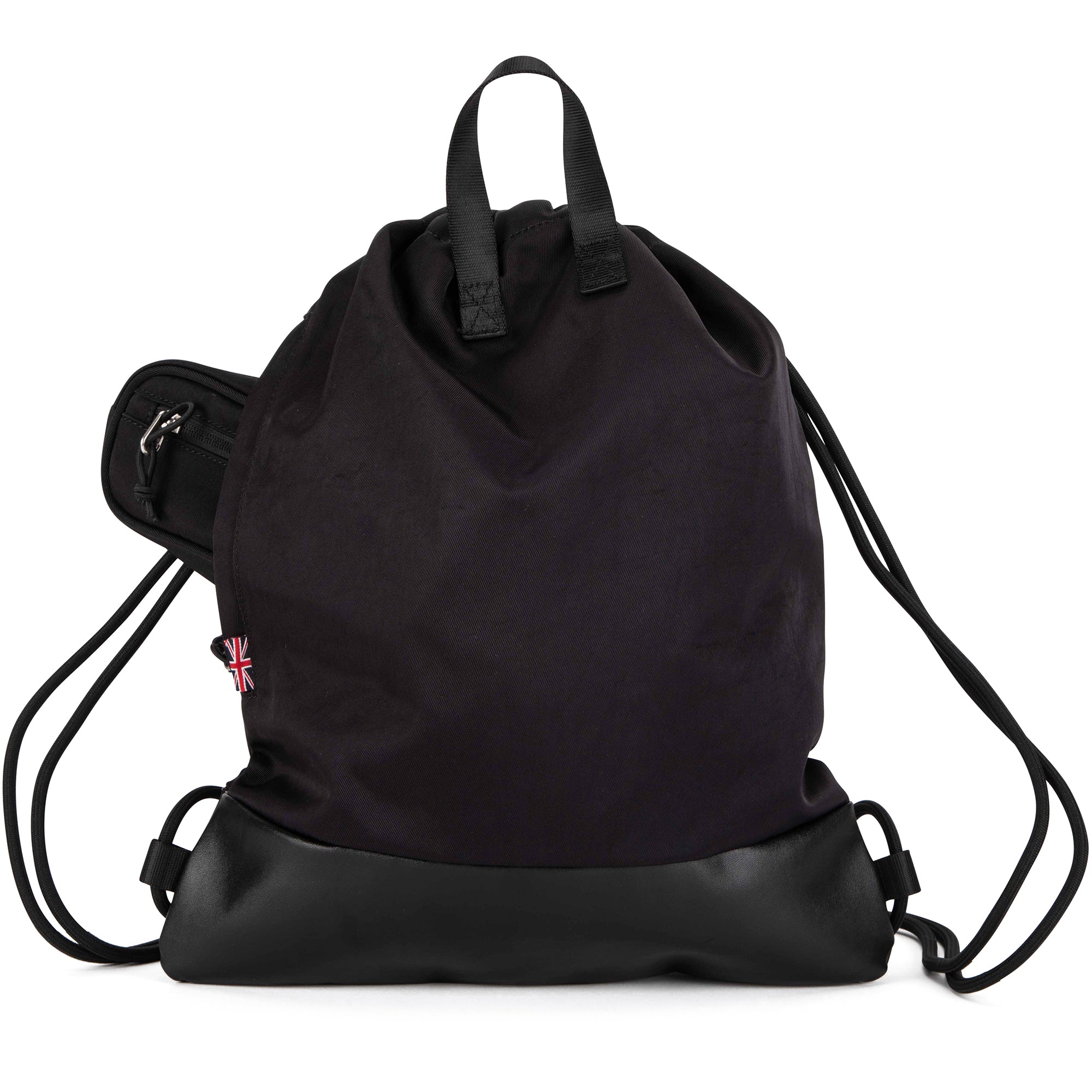 Greenwich Drawstring Bag-Drawstring Bag-17 London-Black/Black-SchoolBagsAndStuff