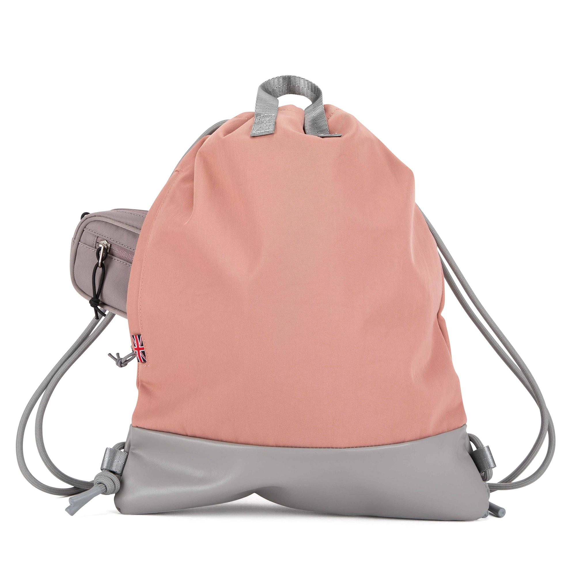 Greenwich Drawstring Bag-Drawstring Bag-17 London-Pink-SchoolBagsAndStuff