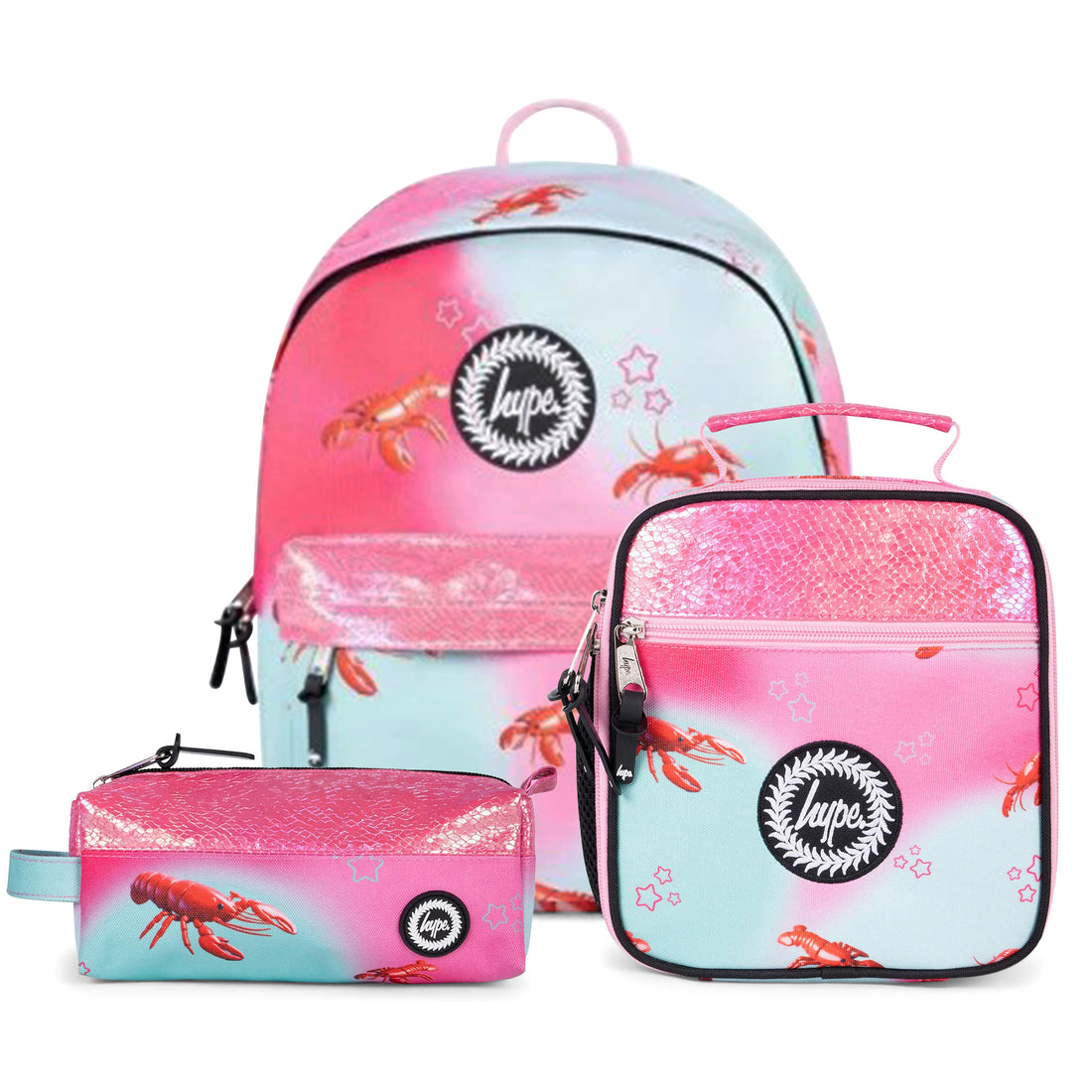 Disco Lobster Backpack SET