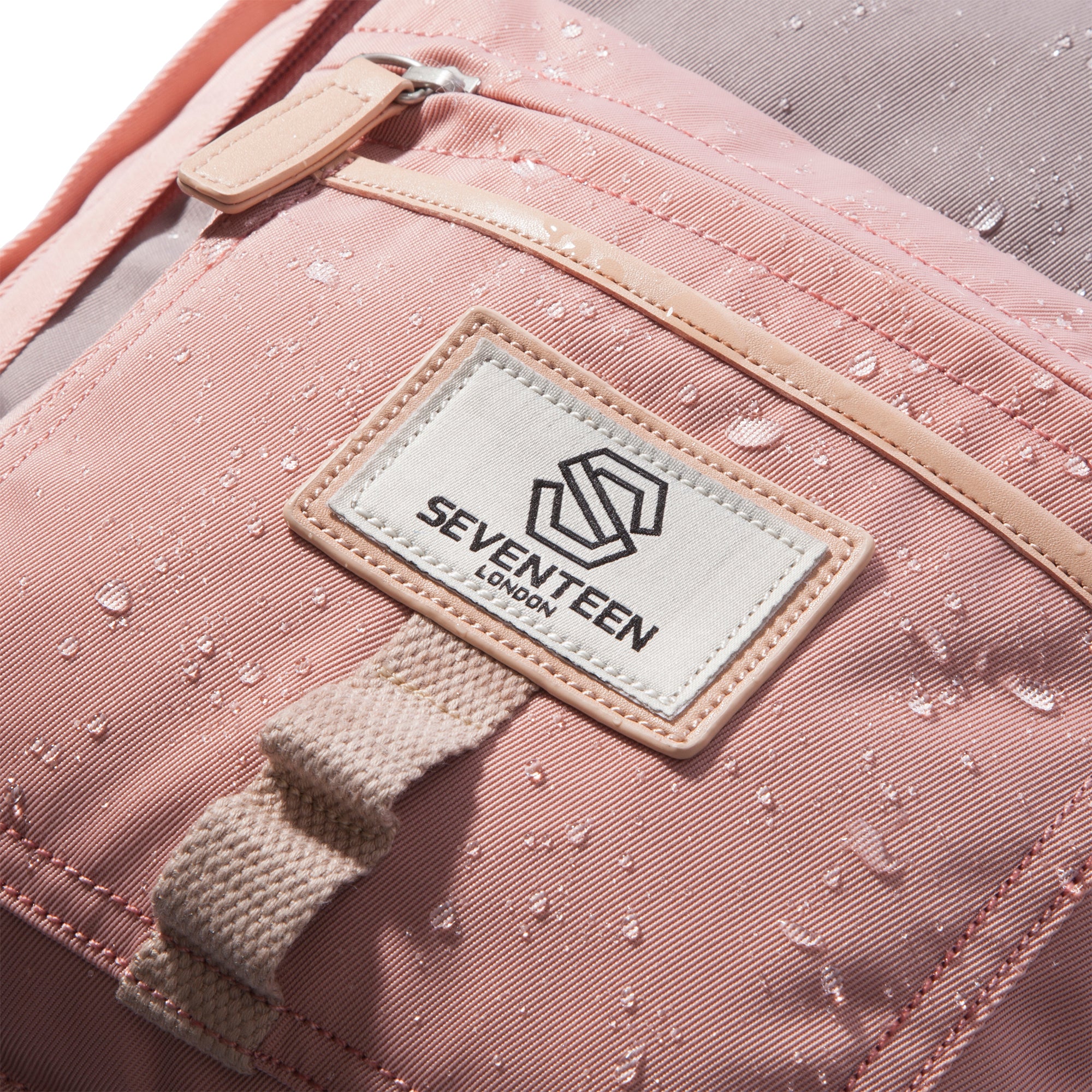Wimbledon Backpack-Backpack-17 London-Pink/Grey-SchoolBagsAndStuff