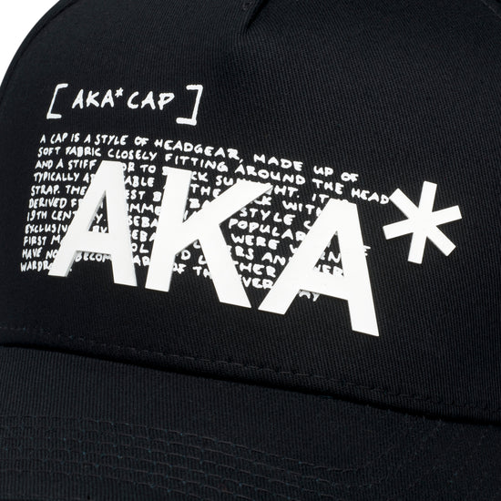 Brick Lane Cap-Cap-AKA*-Black/White-SchoolBagsAndStuff