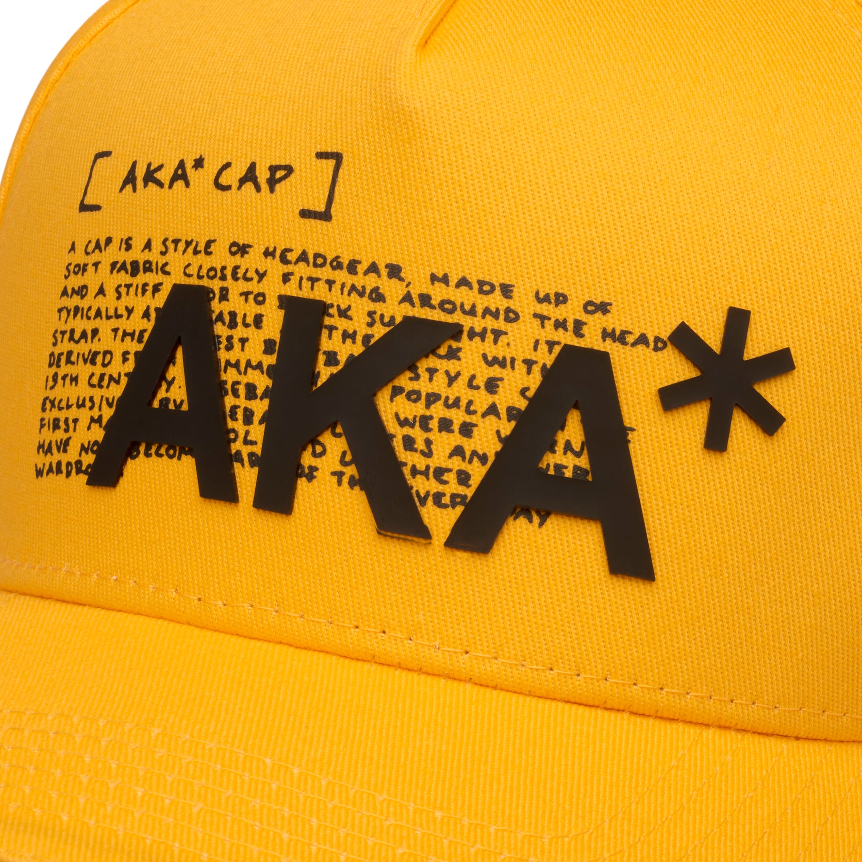 Brick Lane Cap-Cap-AKA*-Yellow-SchoolBagsAndStuff