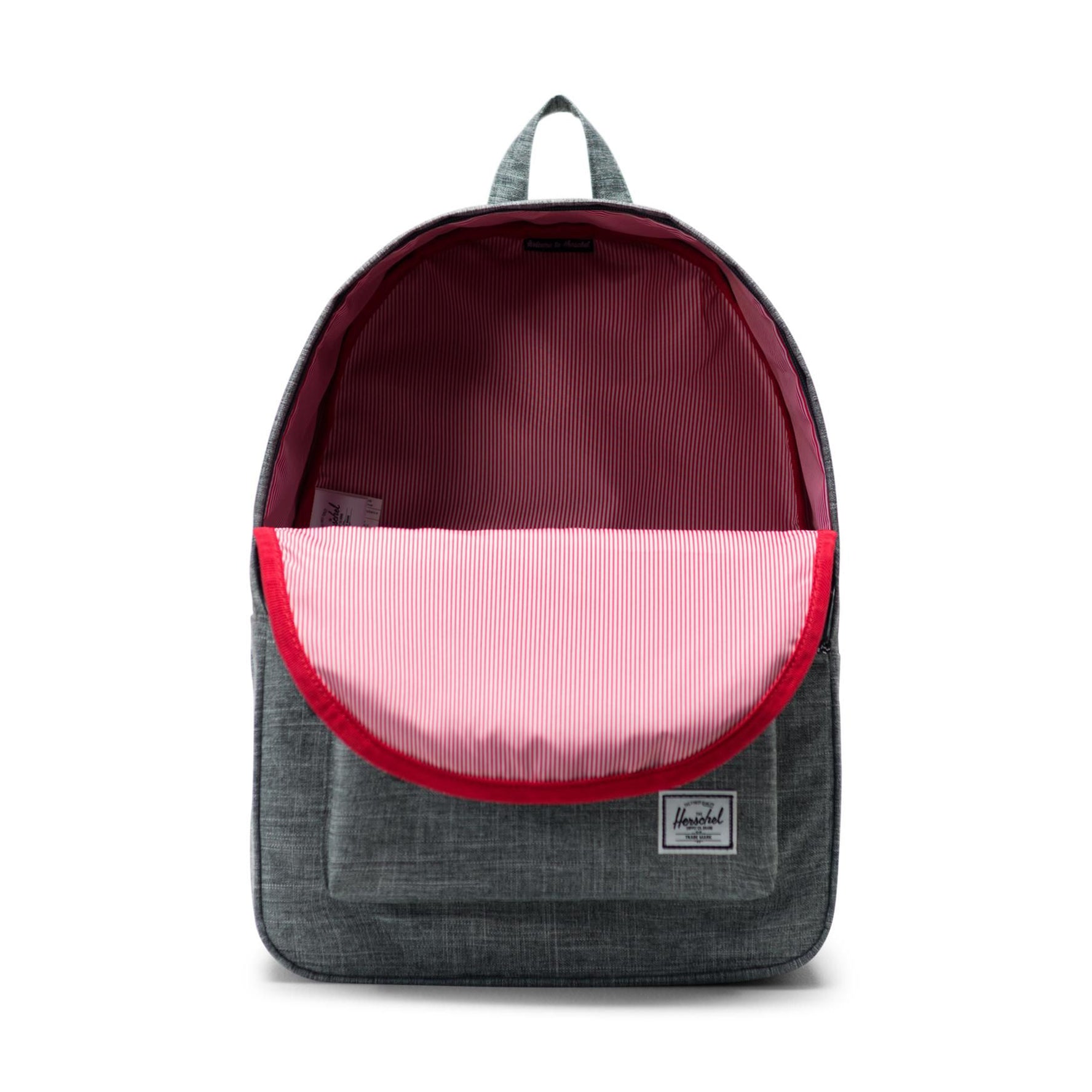 Classic Backpack-Backpack-Herschel Supply Co-Raven Crosshatch-SchoolBagsAndStuff