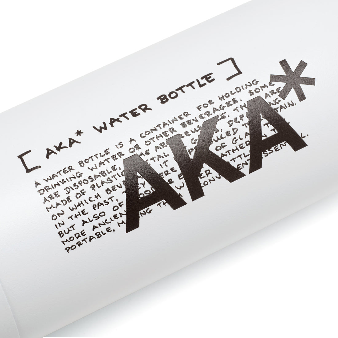 Brick Lane Water Bottle-Water Bottle-AKA*-White-SchoolBagsAndStuff