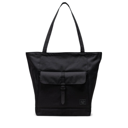 Retreat Tote Bag-Tote-Herschel Supply Co-Black Tonal-SchoolBagsAndStuff