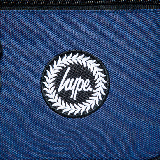 Badge Crest Lunchbox-Lunch Box-Hype-Navy-SchoolBagsAndStuff