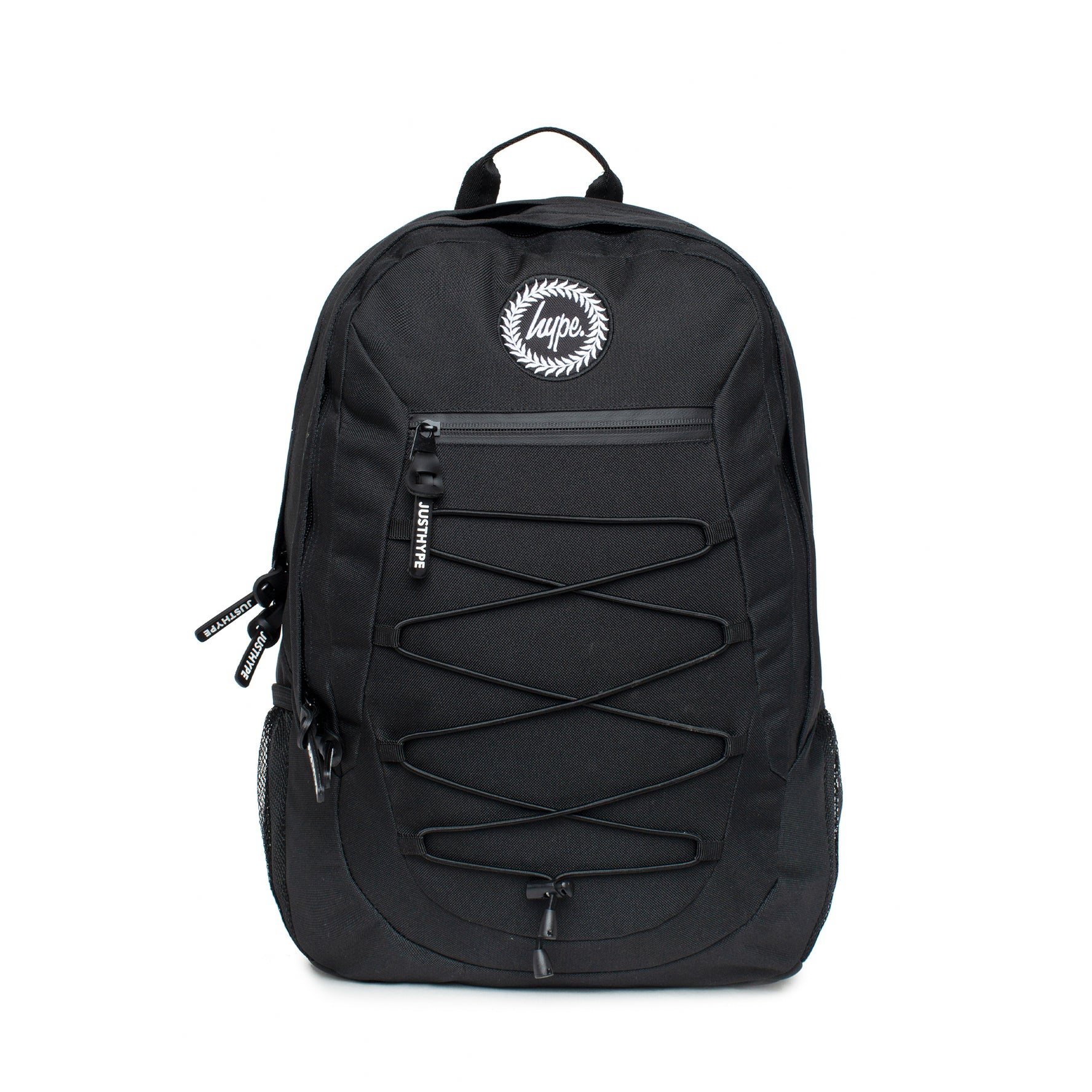 Crest Maxi Backpack-Backpack-Hype-Black-SchoolBagsAndStuff