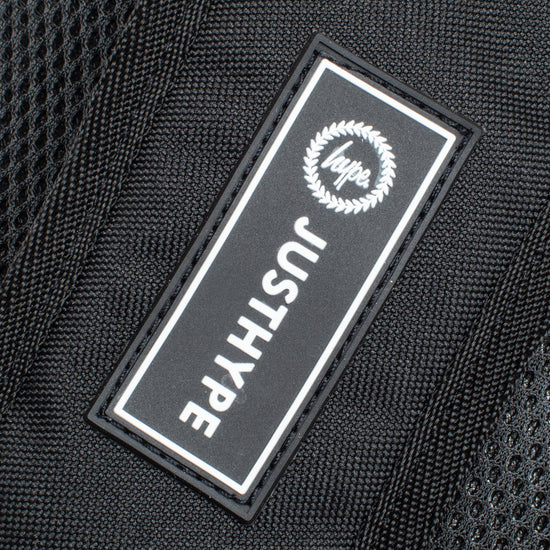 Crest Maxi Backpack-Backpack-Hype-Black-SchoolBagsAndStuff
