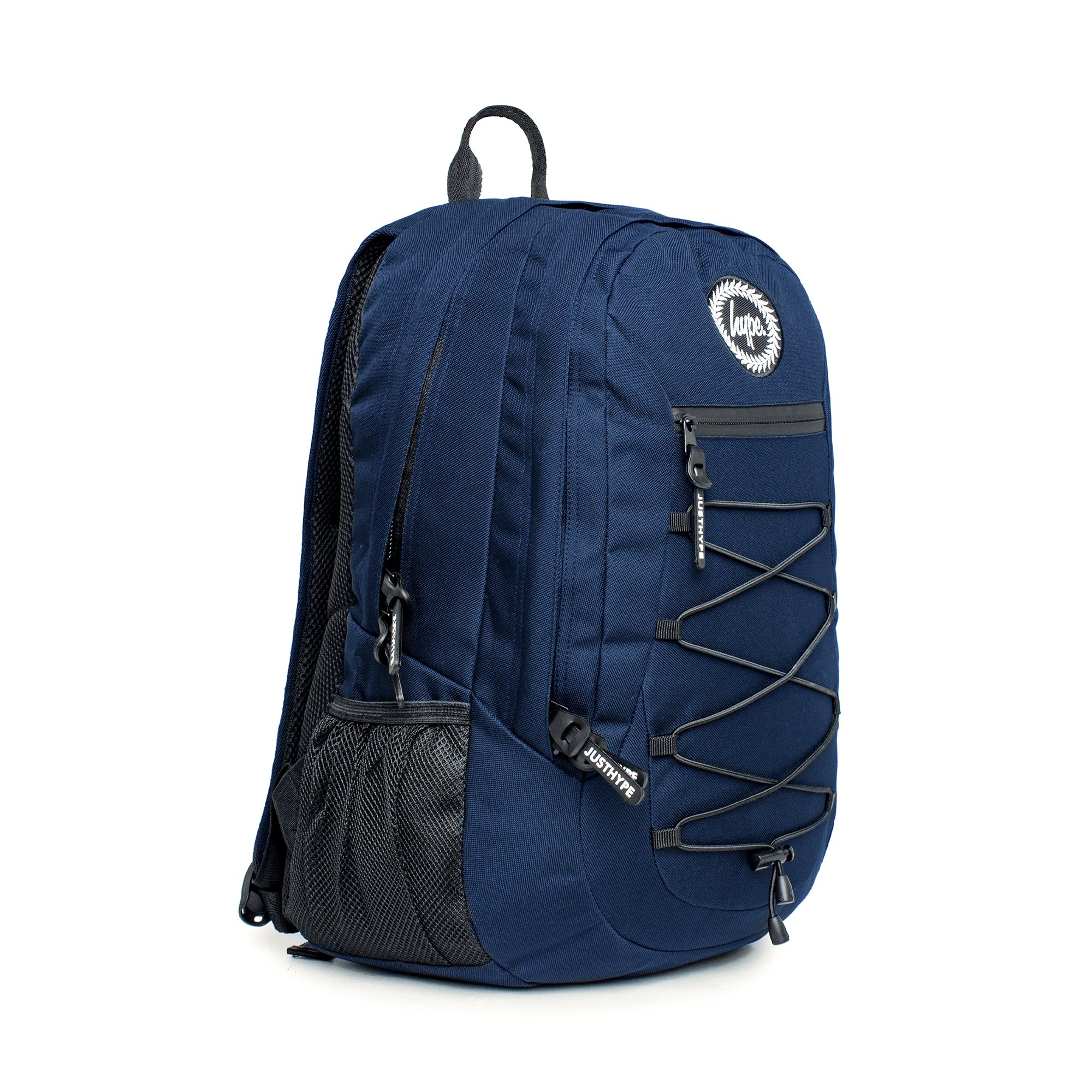 Crest Maxi Backpack-Backpack-Hype-Navy-SchoolBagsAndStuff