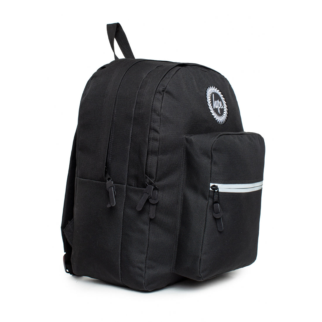 Utility Crest Backpack-Backpack-Hype-Black-SchoolBagsAndStuff