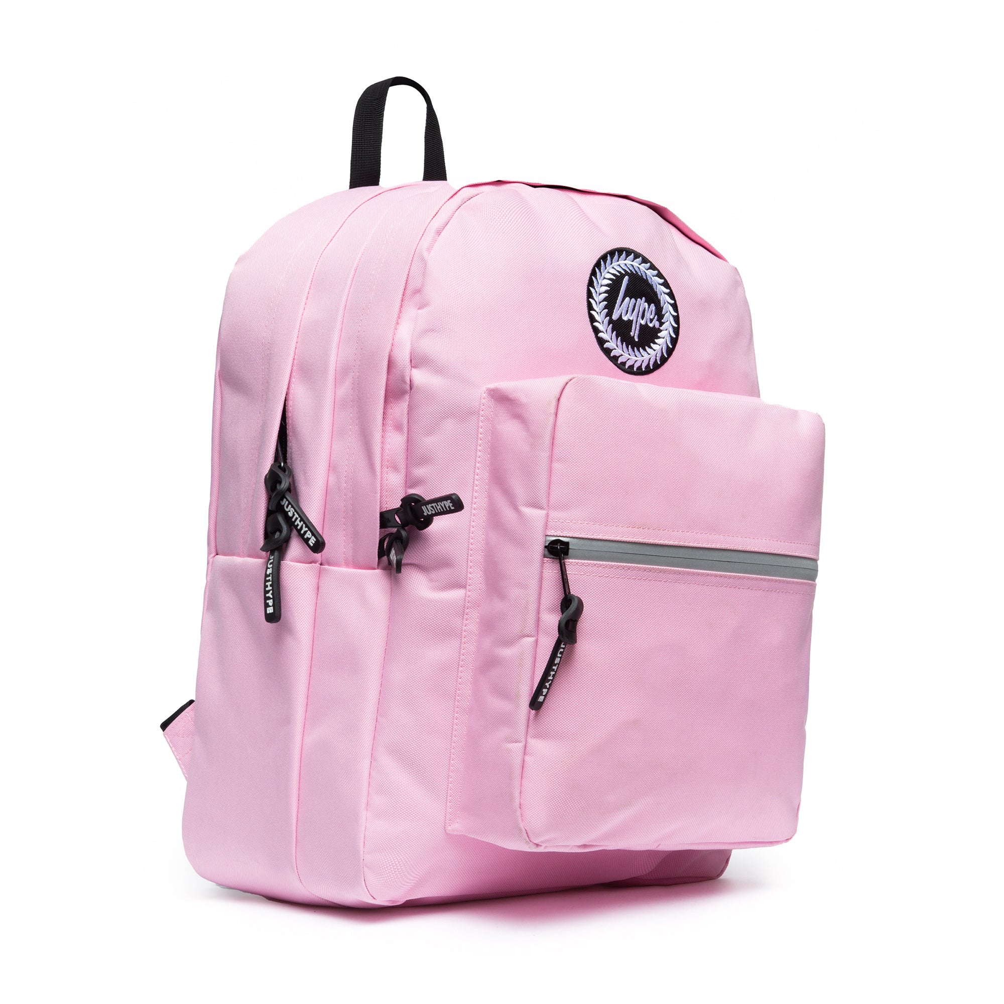 Utility Crest Backpack-Backpack-Hype-Pink-SchoolBagsAndStuff