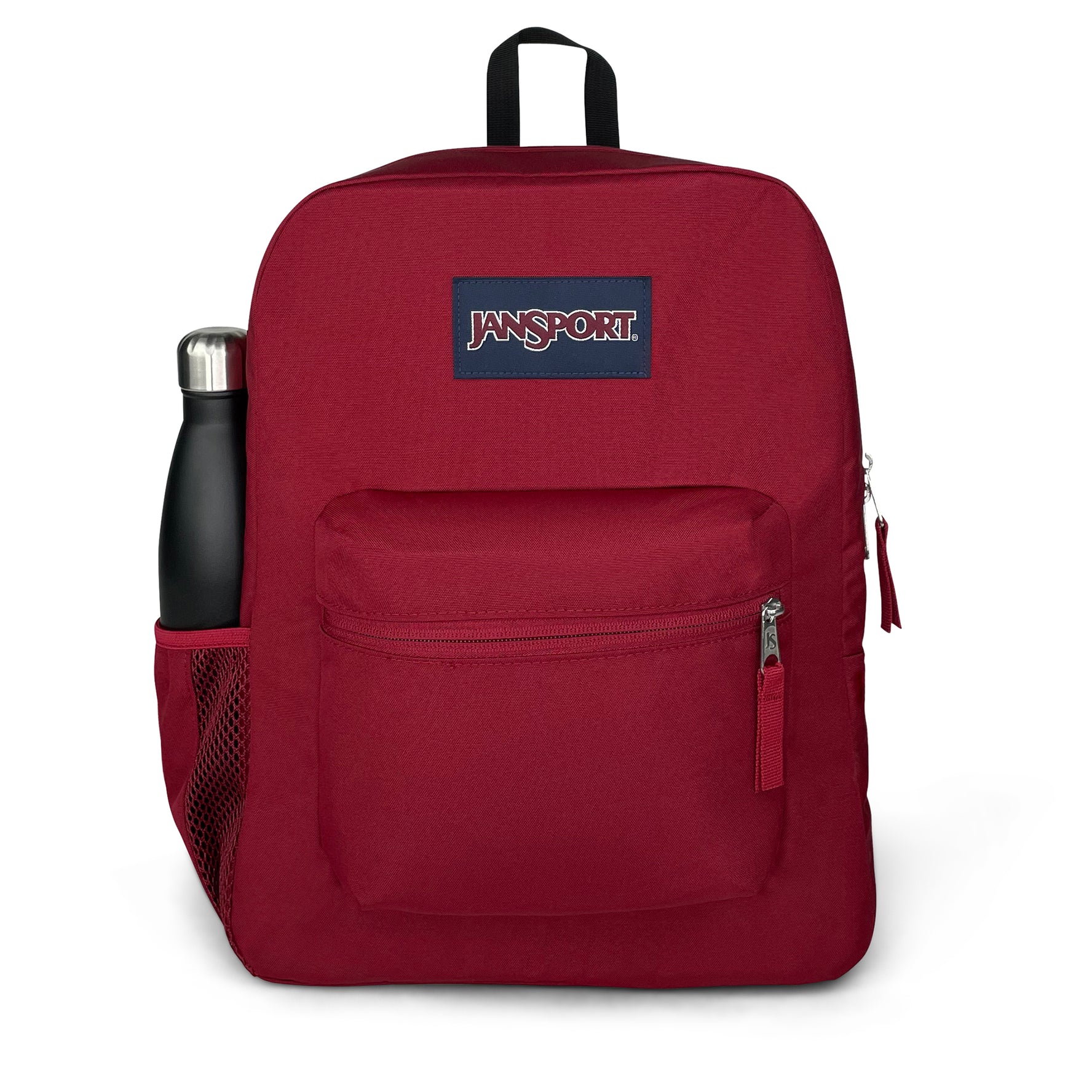 Cross Town Backpack-Backpack-Jansport-Viking Red-SchoolBagsAndStuff