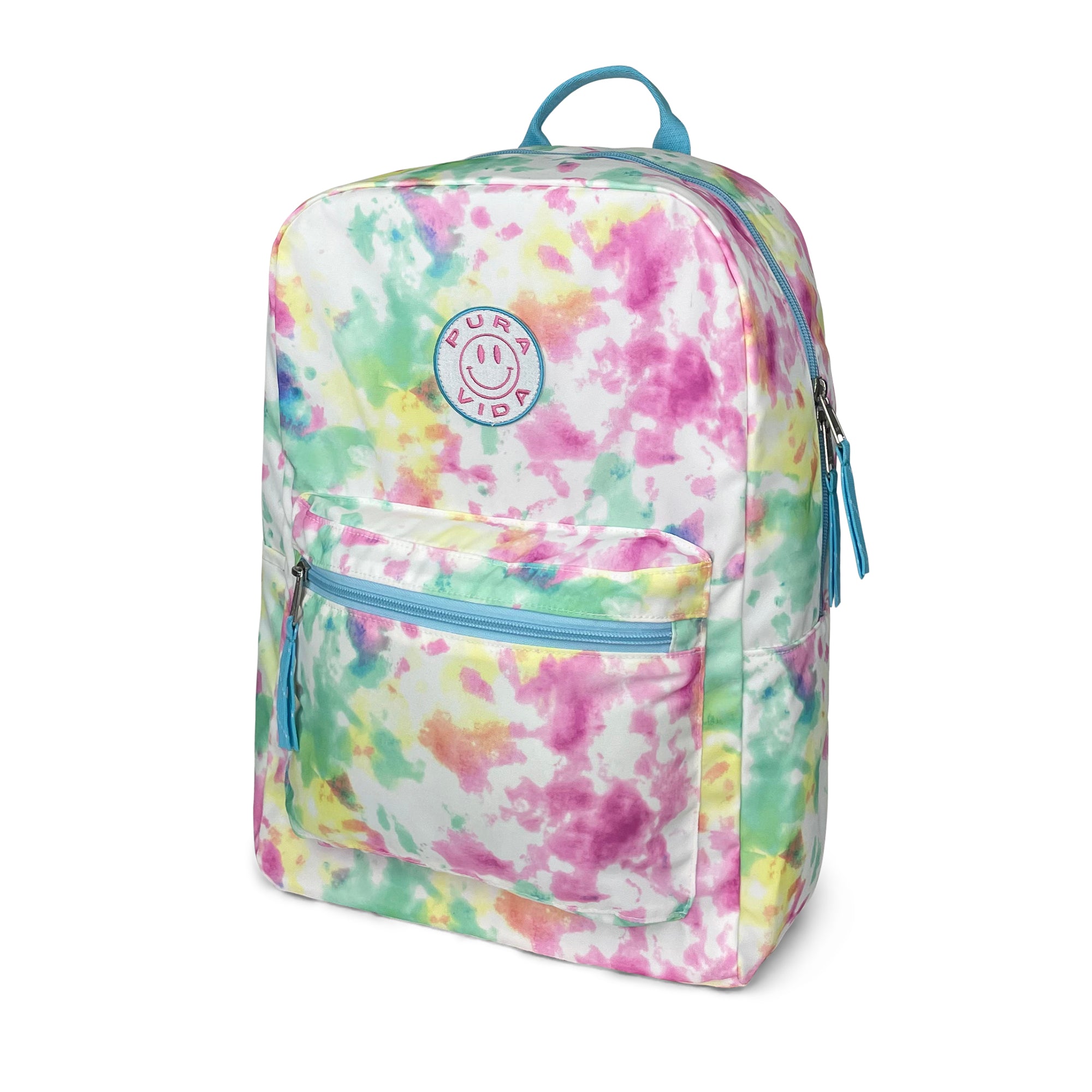 Classic Backpack-Backpack-Puravida-Happy Tie Dye-SchoolBagsAndStuff