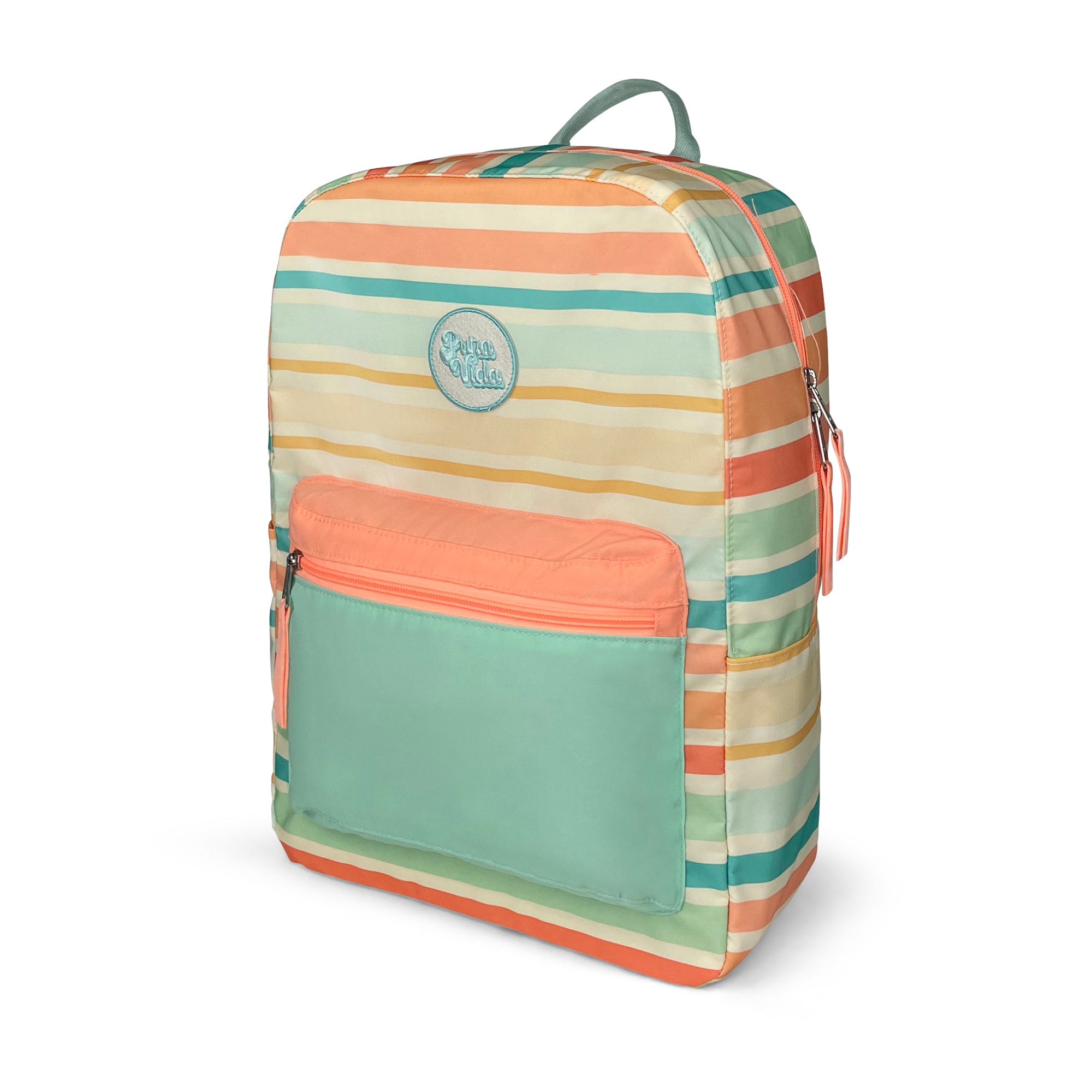 Classic Backpack-Backpack-Puravida-Multi Stripe-SchoolBagsAndStuff